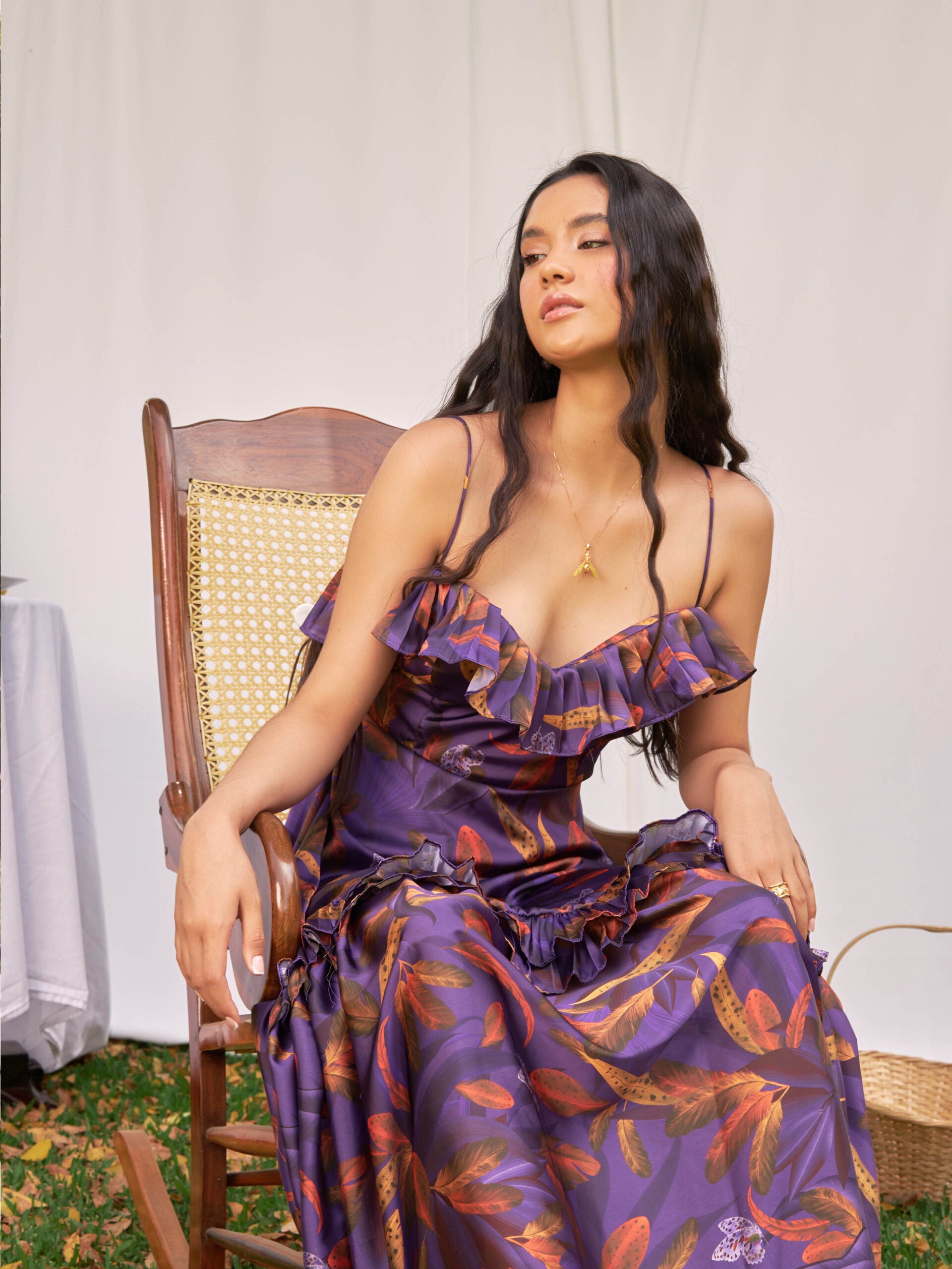 Vestido Pascal Estampado Multimorado