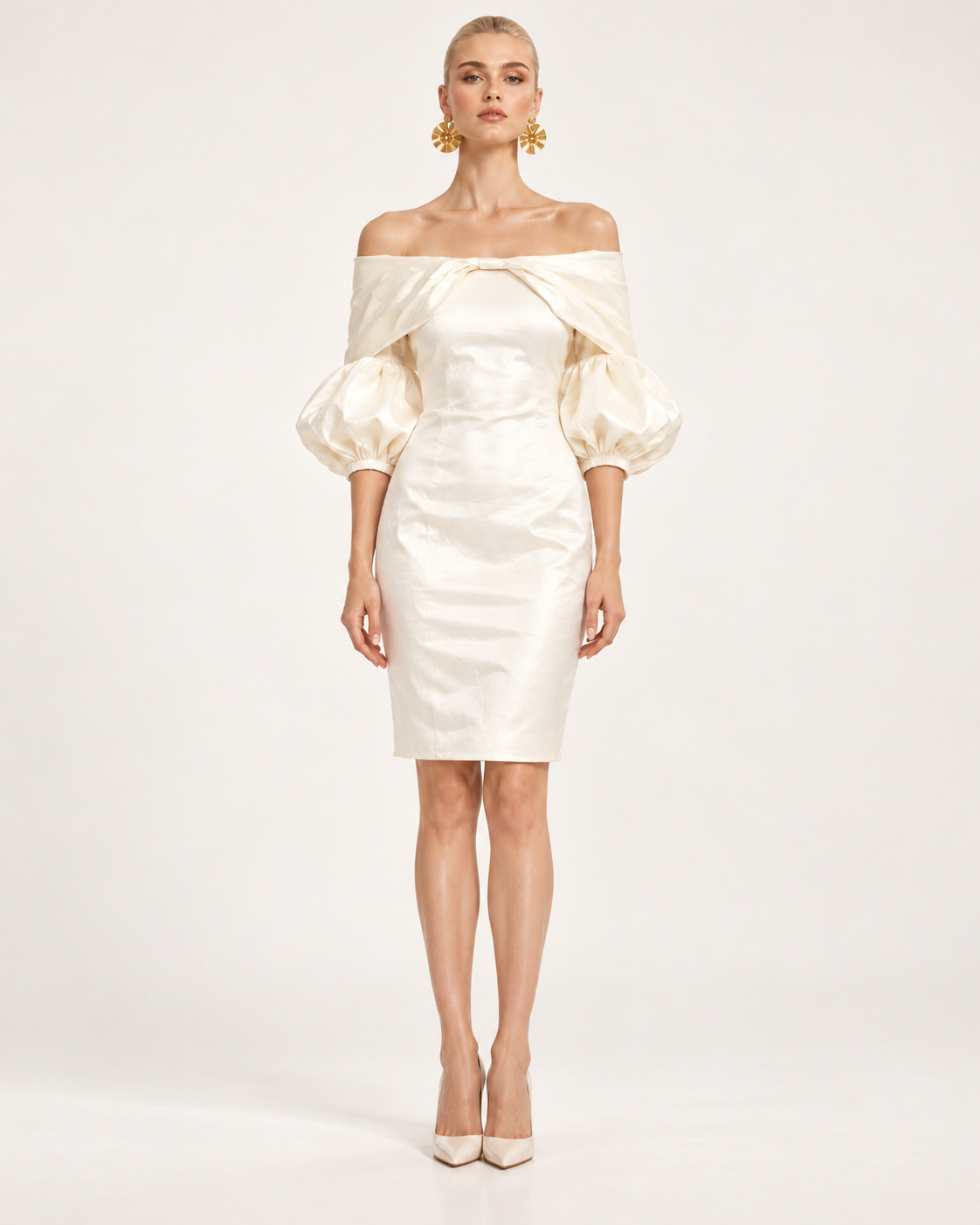 Vestido Magdis Marfil