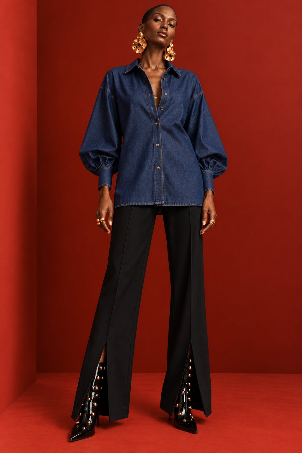Blusa Shak denim