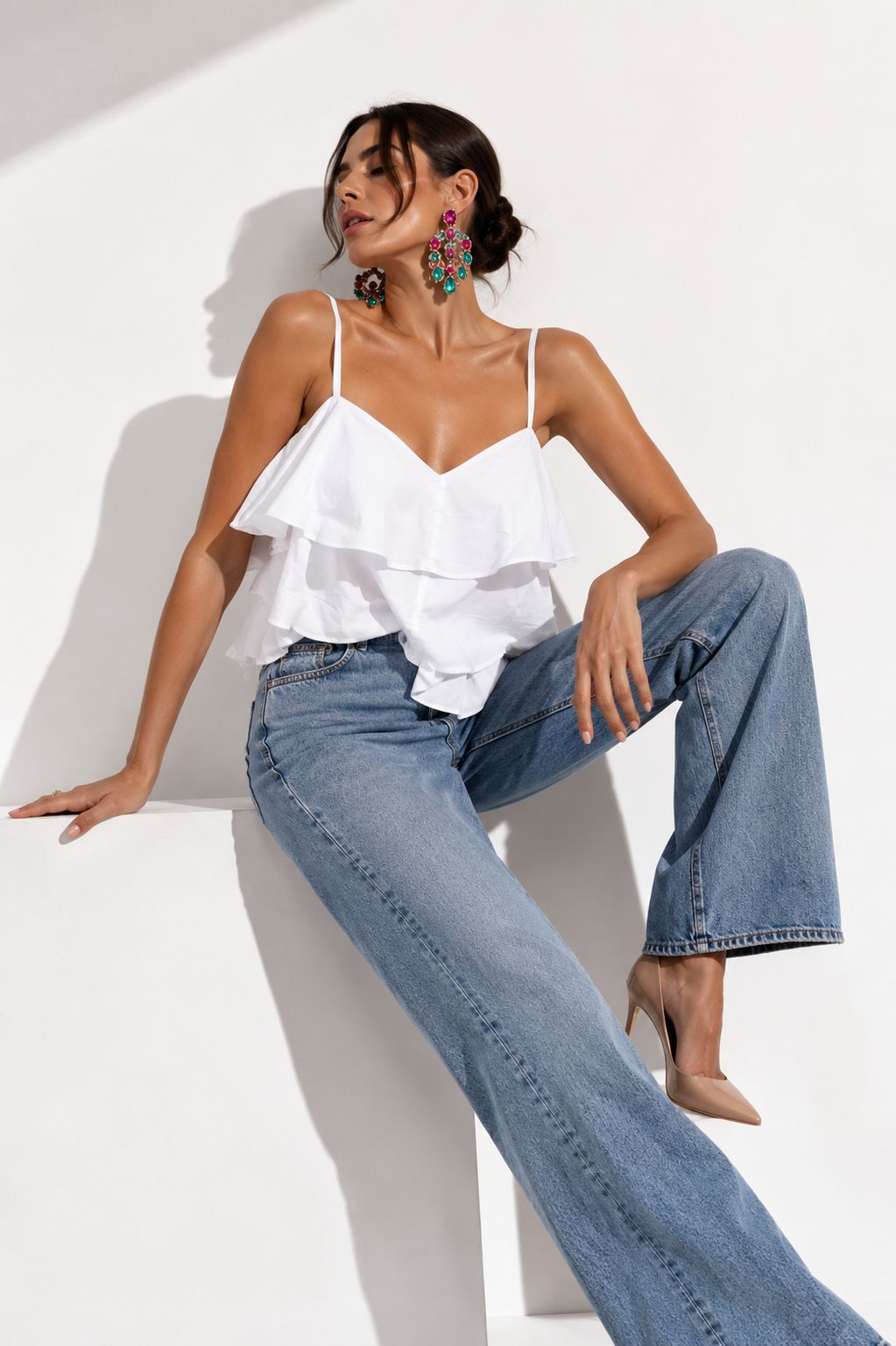 Blusa Salonica Blanca