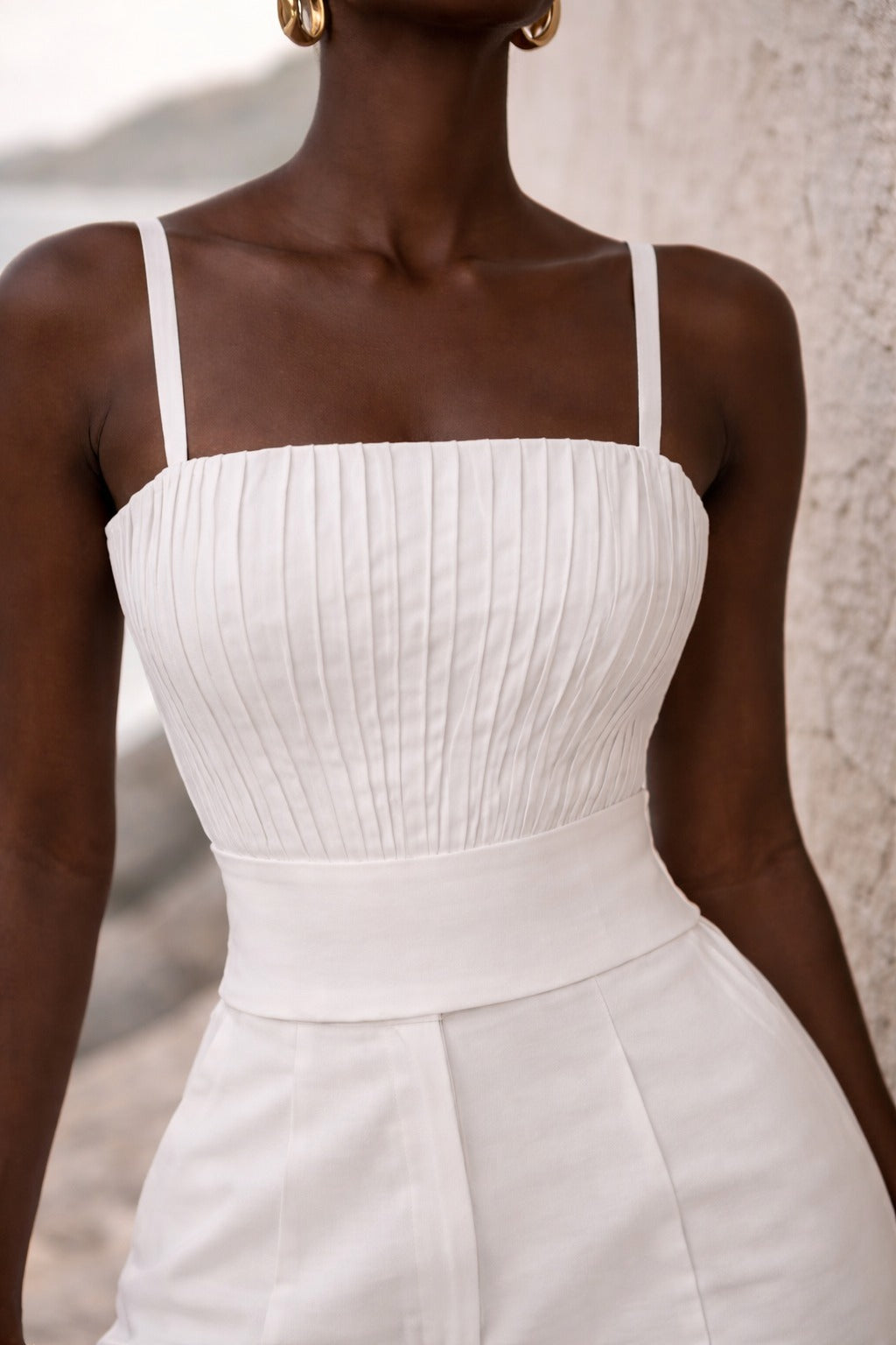 Top Solterita Blanco