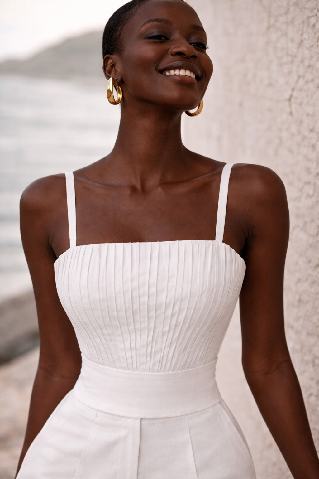 Top Solterita Blanco