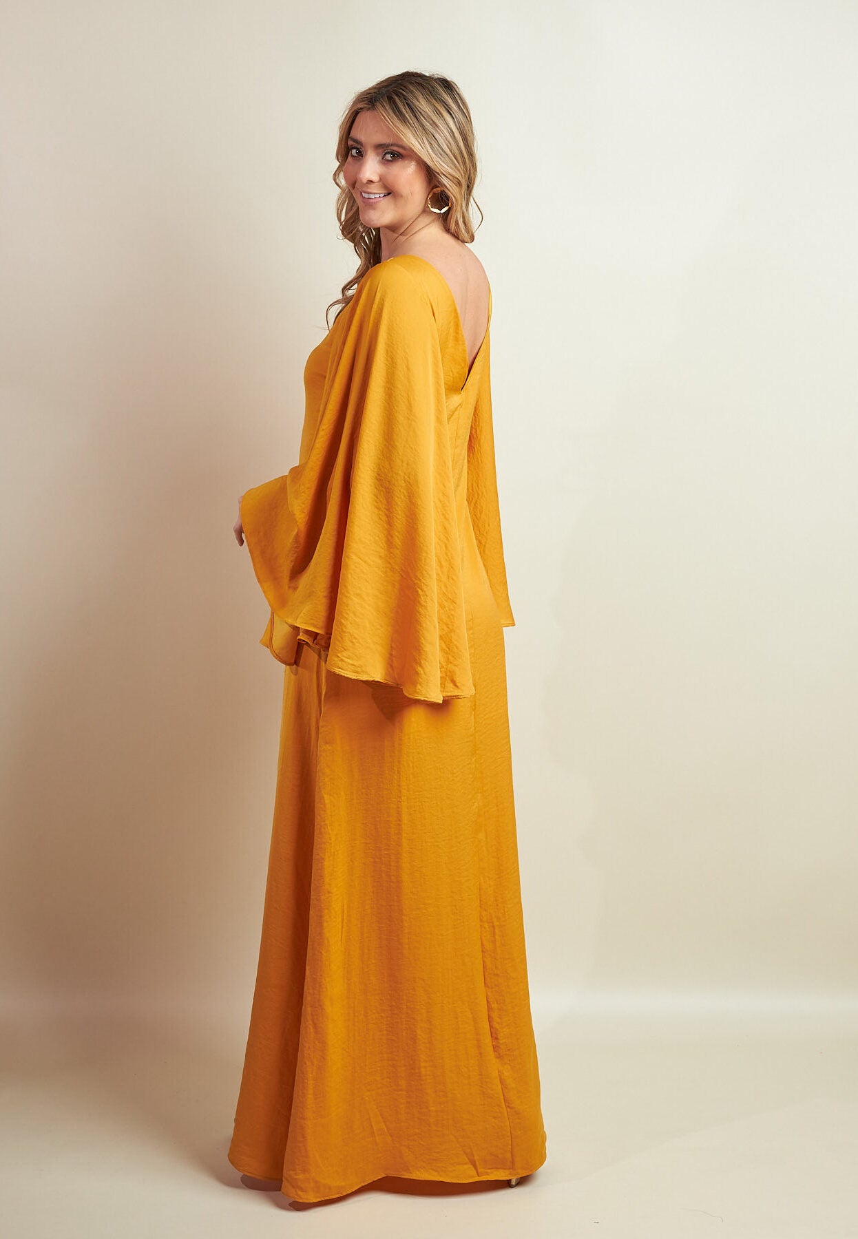 Vestido Damara Mostaza