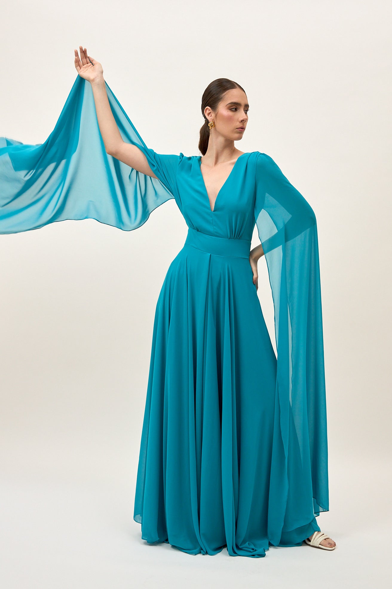 Vestido Girasol Turquesa