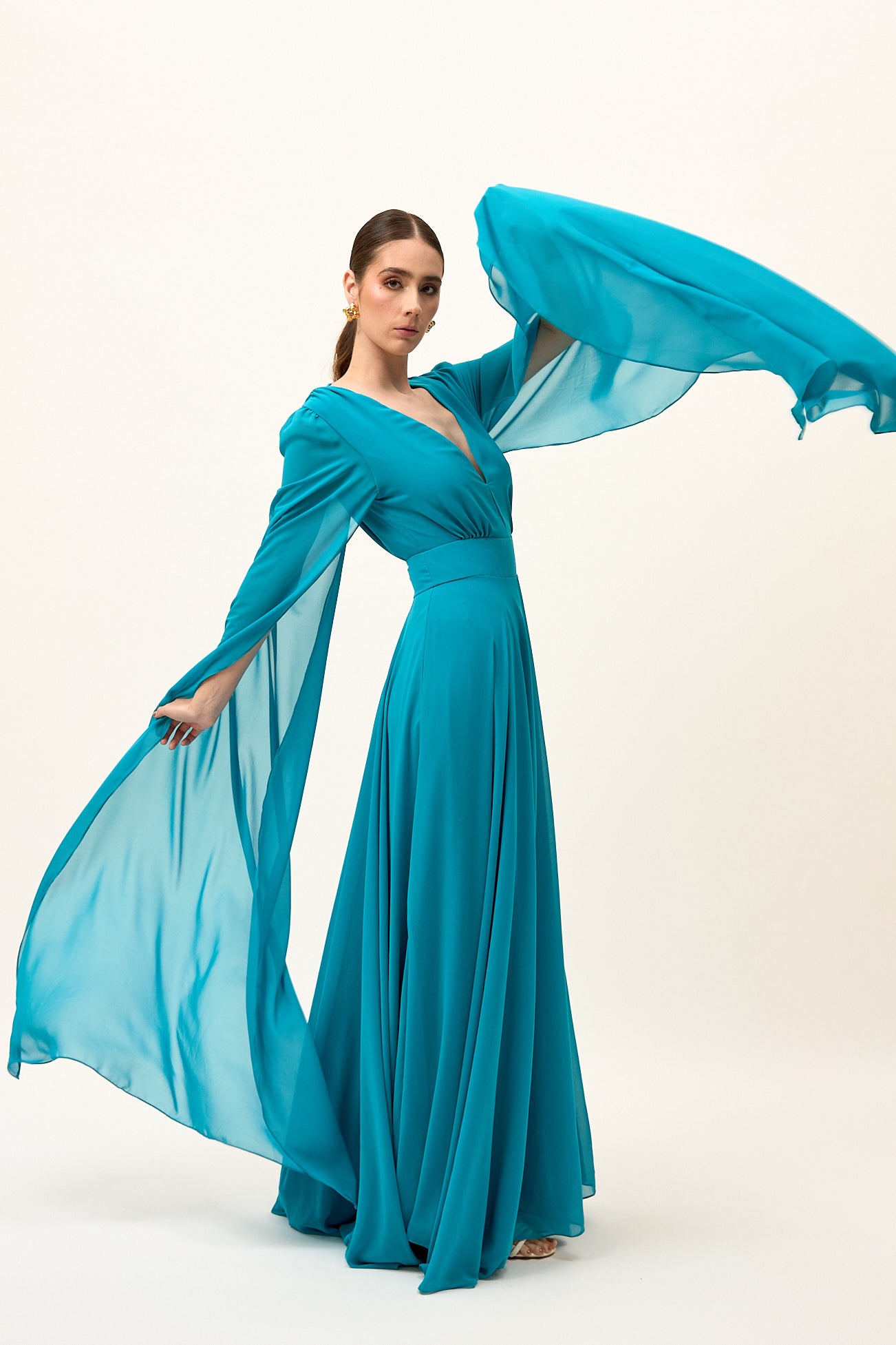 Vestido Girasol Turquesa