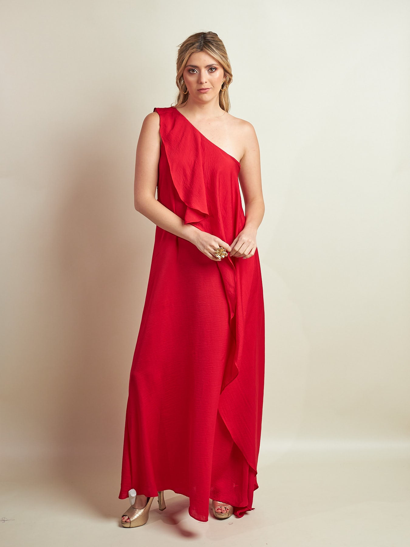 Vestido Mesina Rojo