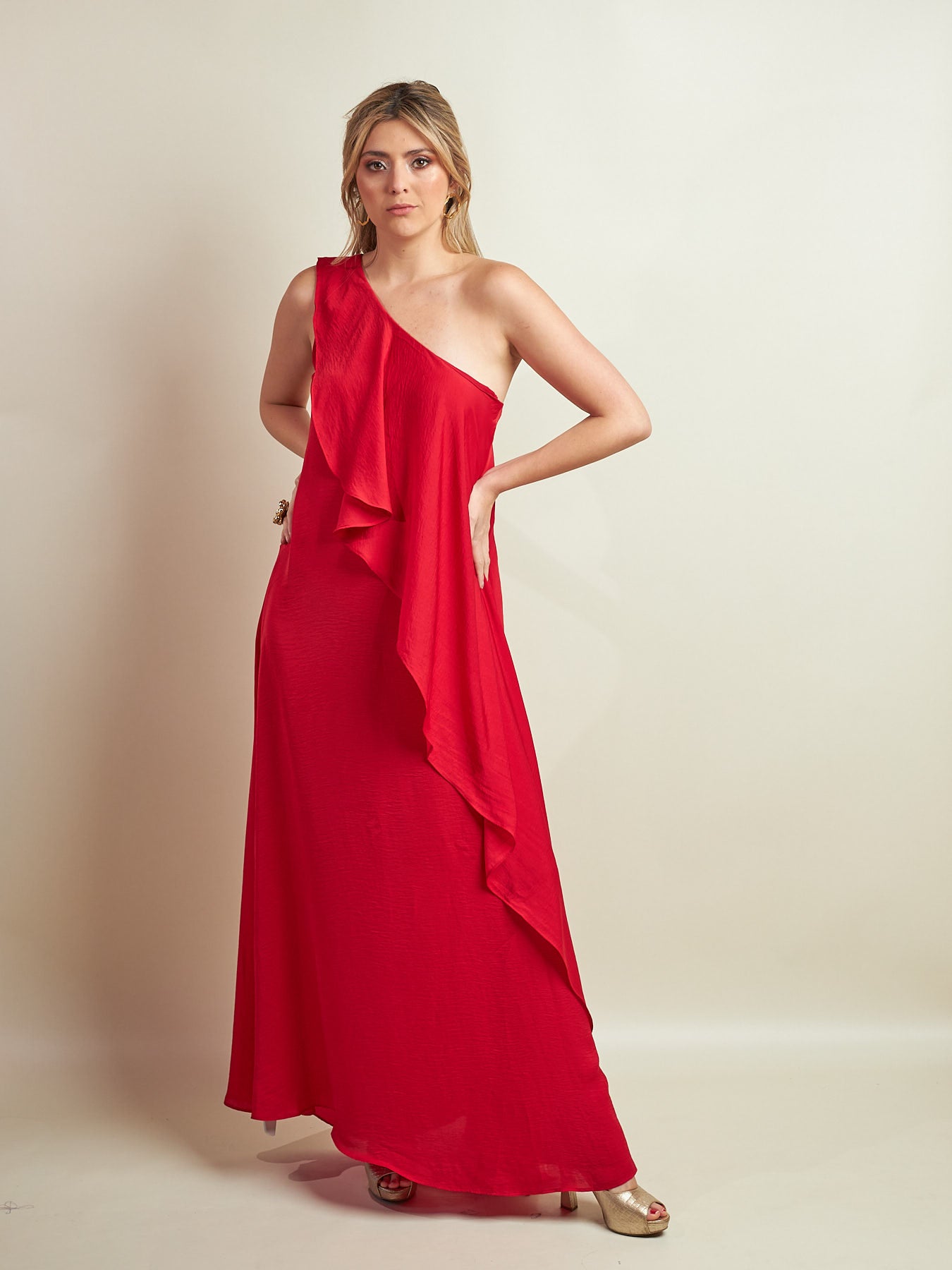 Vestido Mesina Rojo