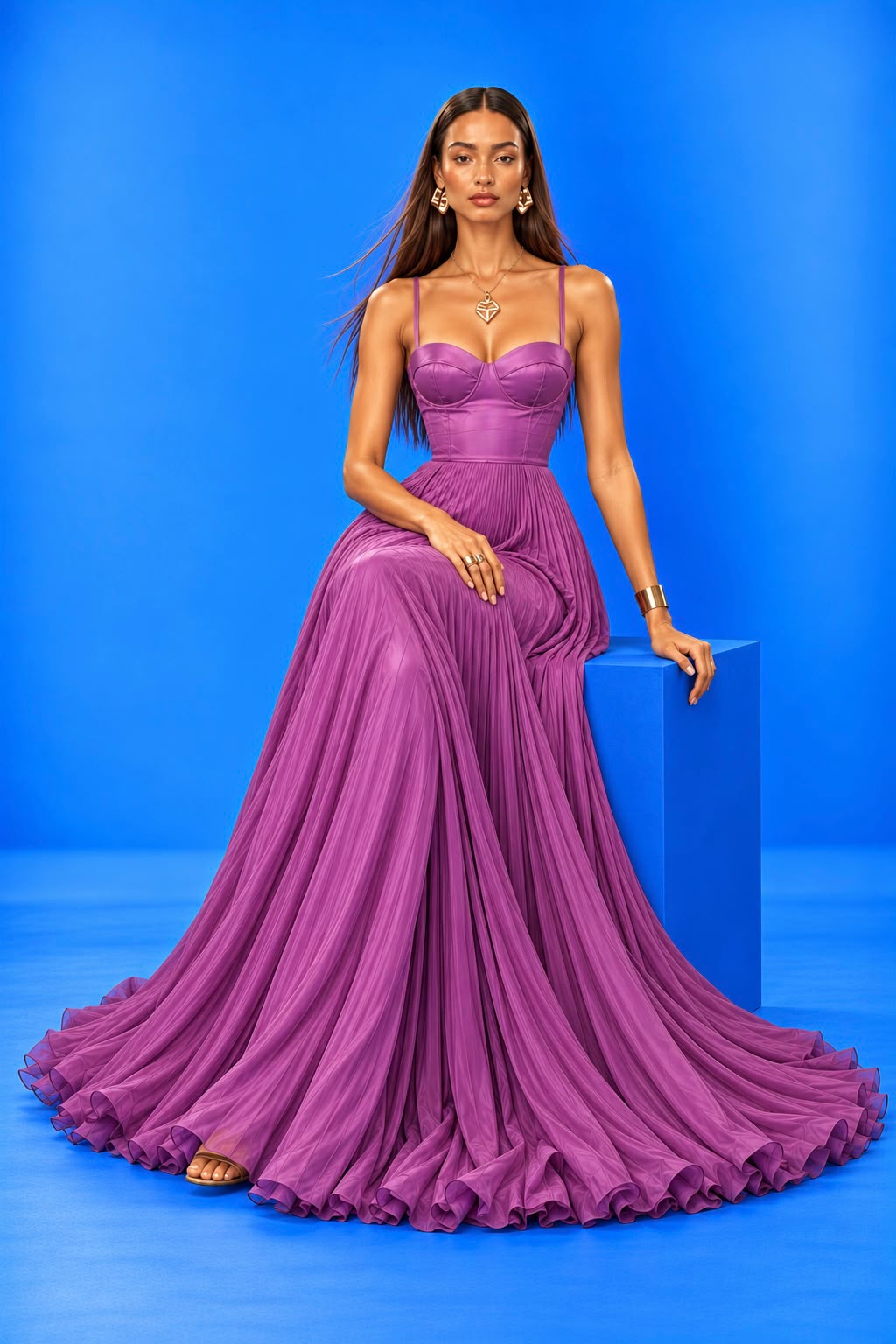 Vestido Burdeos Negro