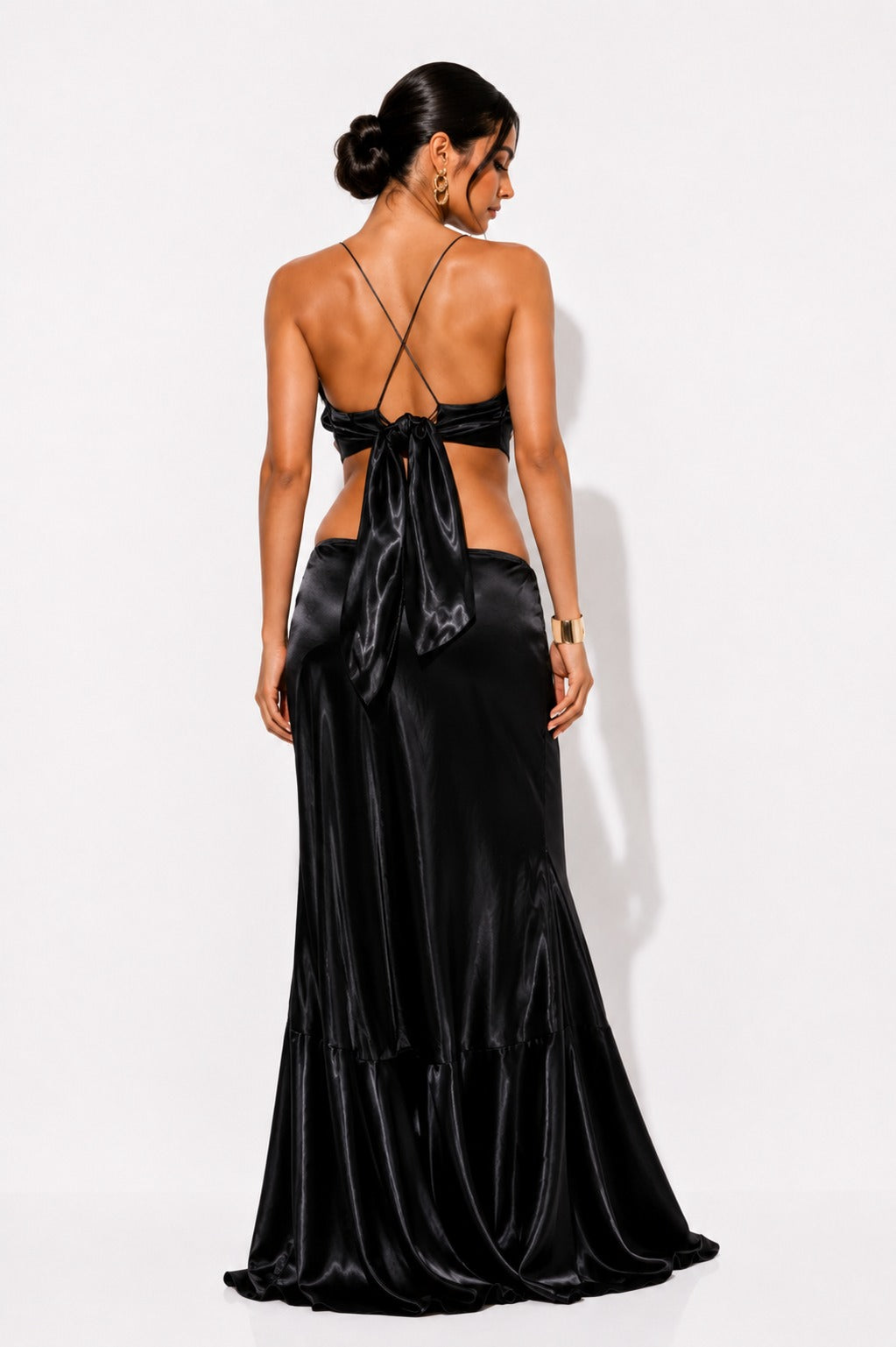 Vestido Nueva Zelanda Negro Largo