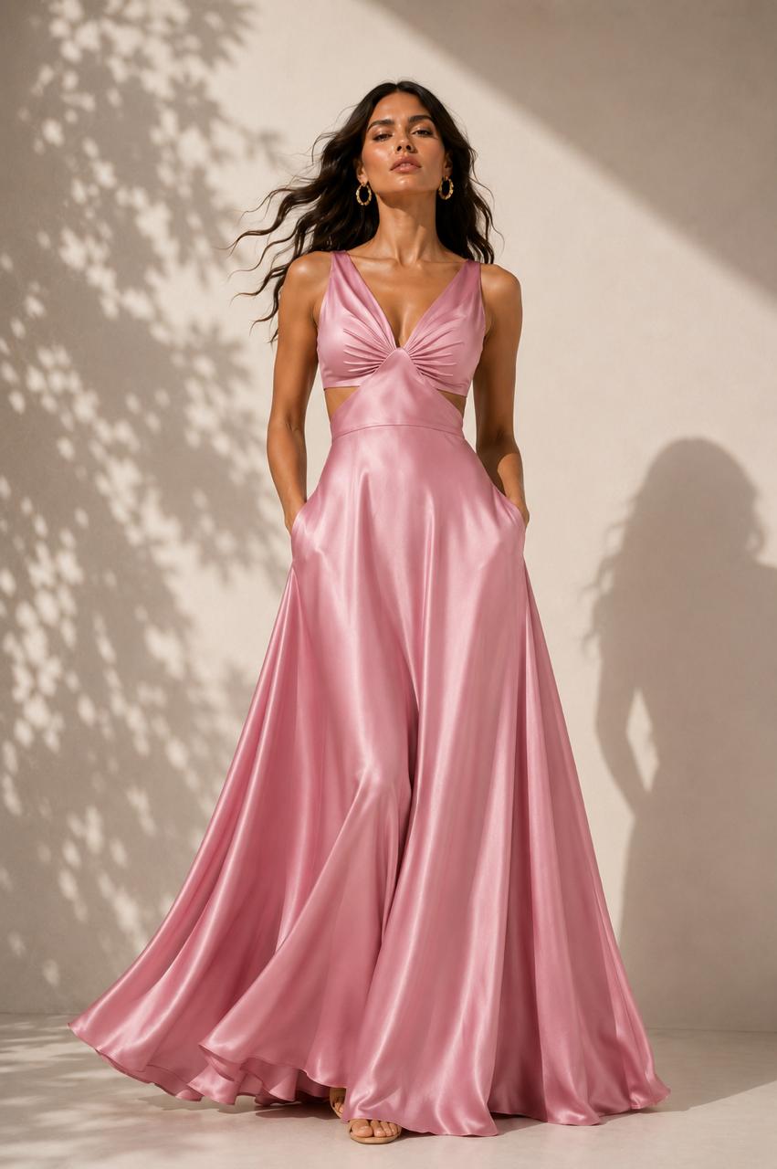 Vestido Quindio Rosado