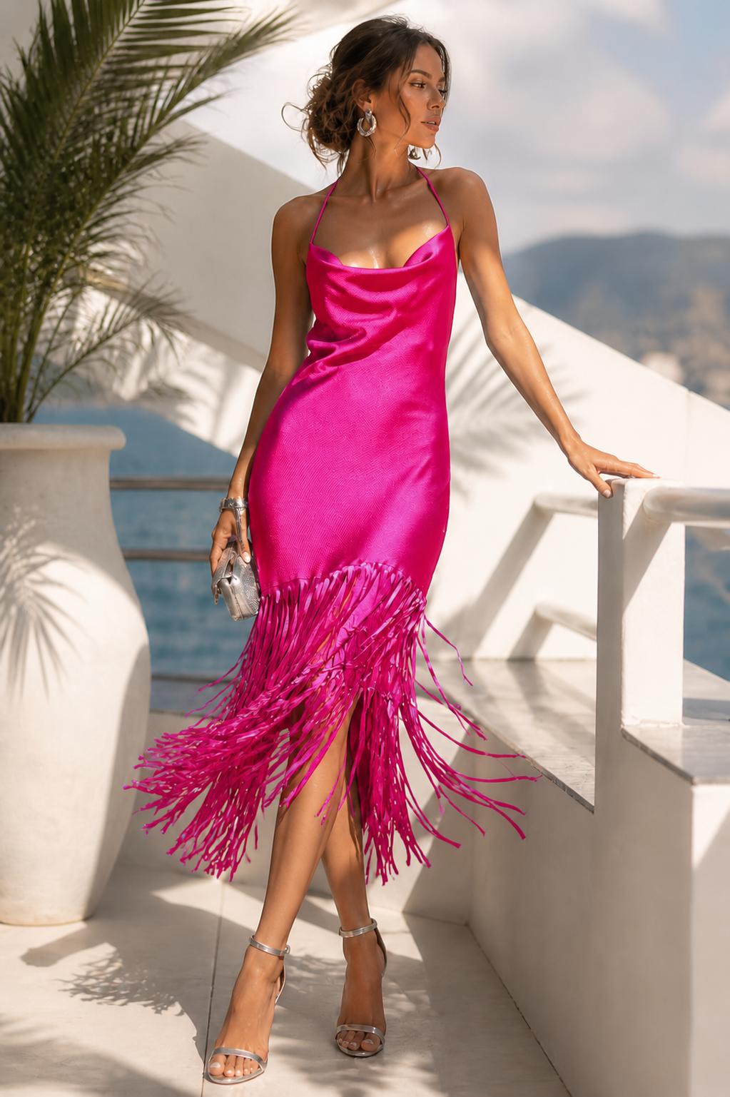 Vestido Zafiro Fucscia