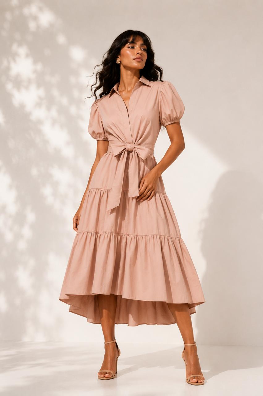 Vestido Filandia Rosado