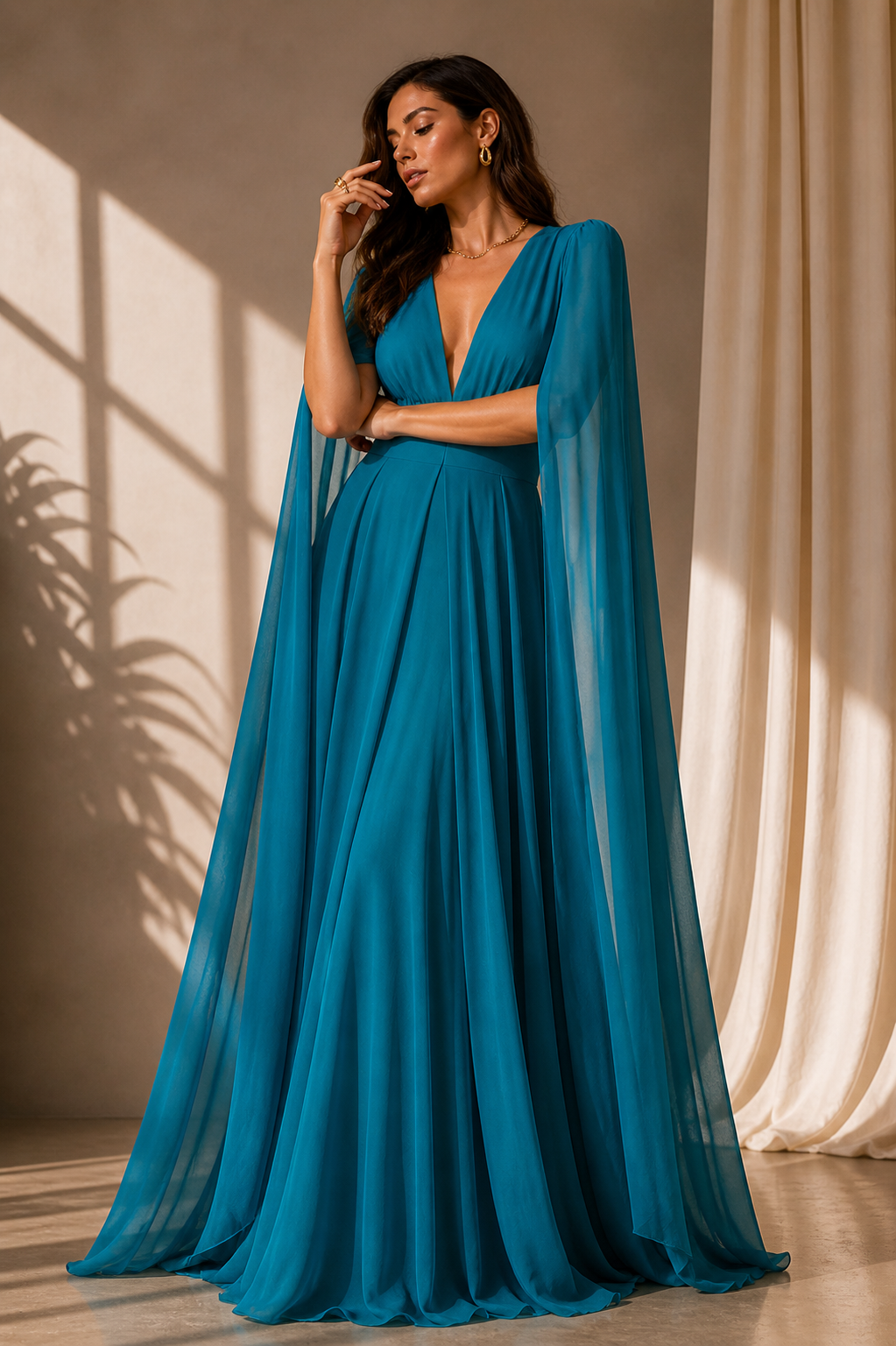 Vestido Girasol Turquesa