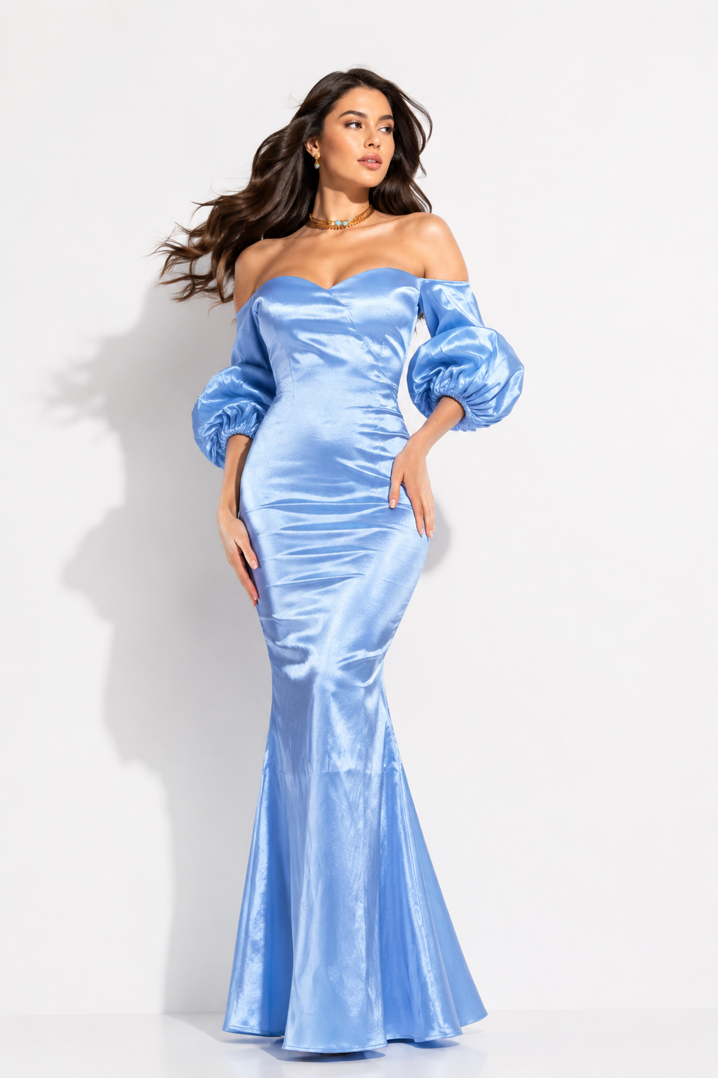 Vestido Laureana Azul