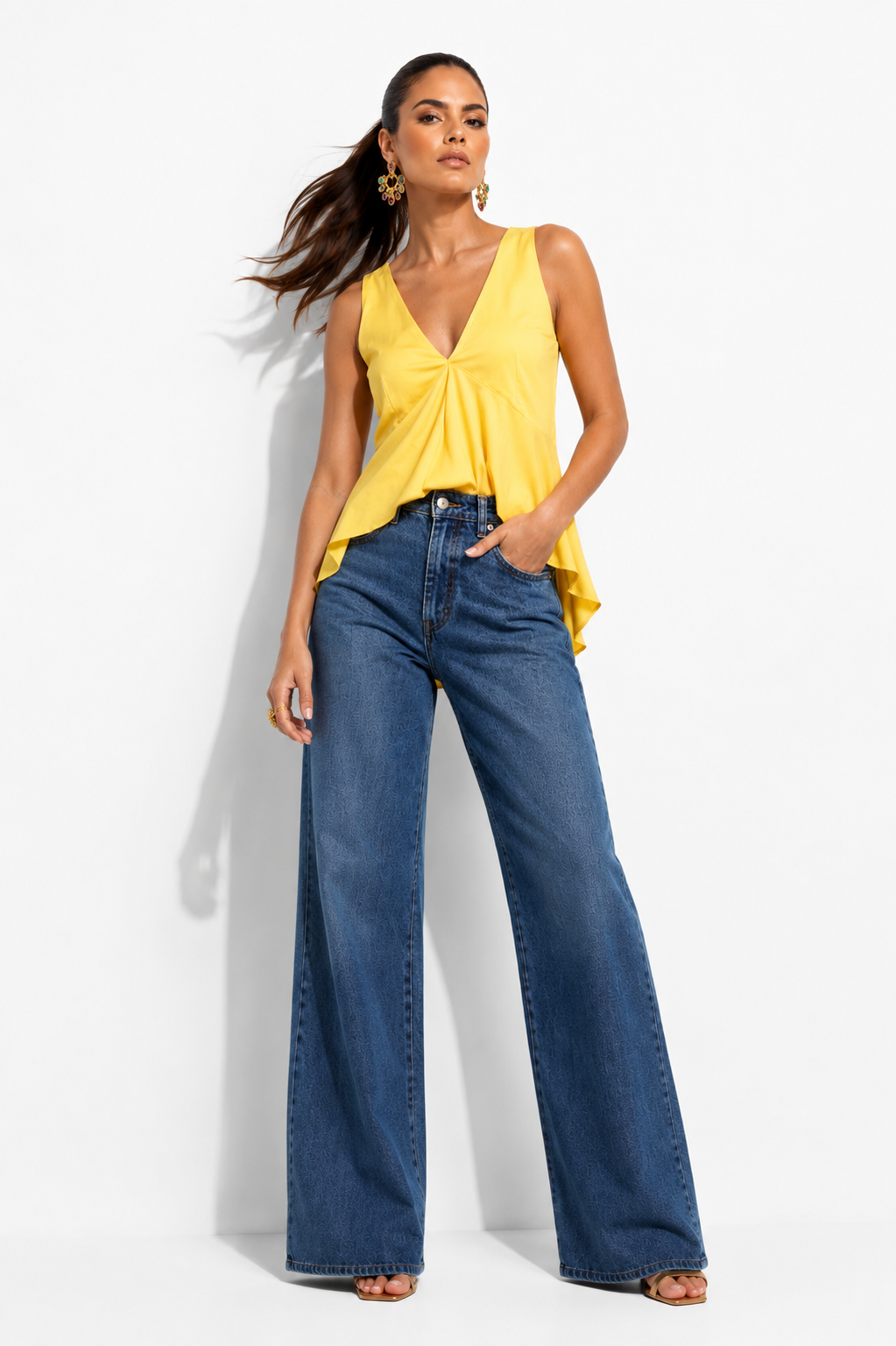 Blusa Rousse Amarilla