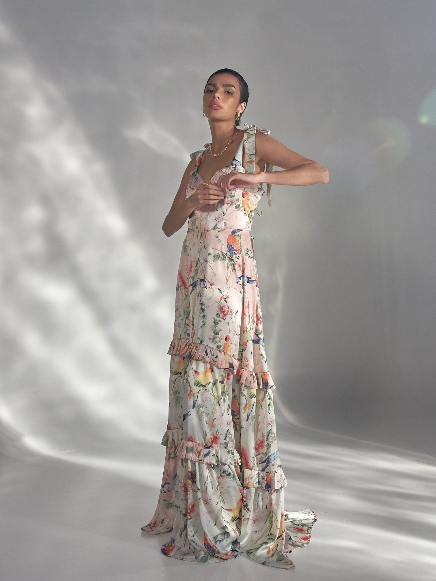 Vestido Teem Pájaros Degradé