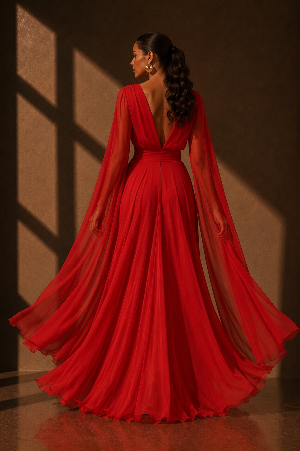 Vestido Girasol Rojo