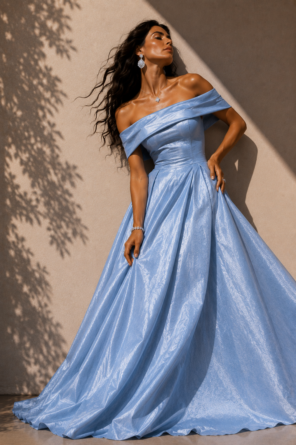 Vestido Topacio Celeste