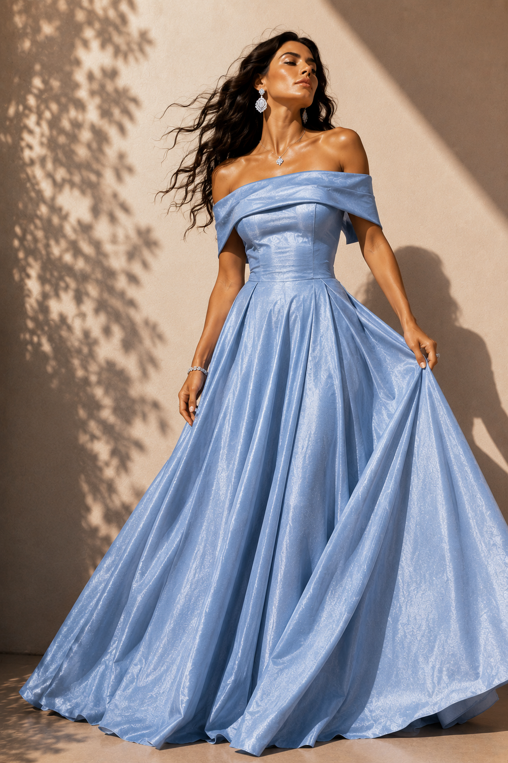 Vestido Topacio Celeste