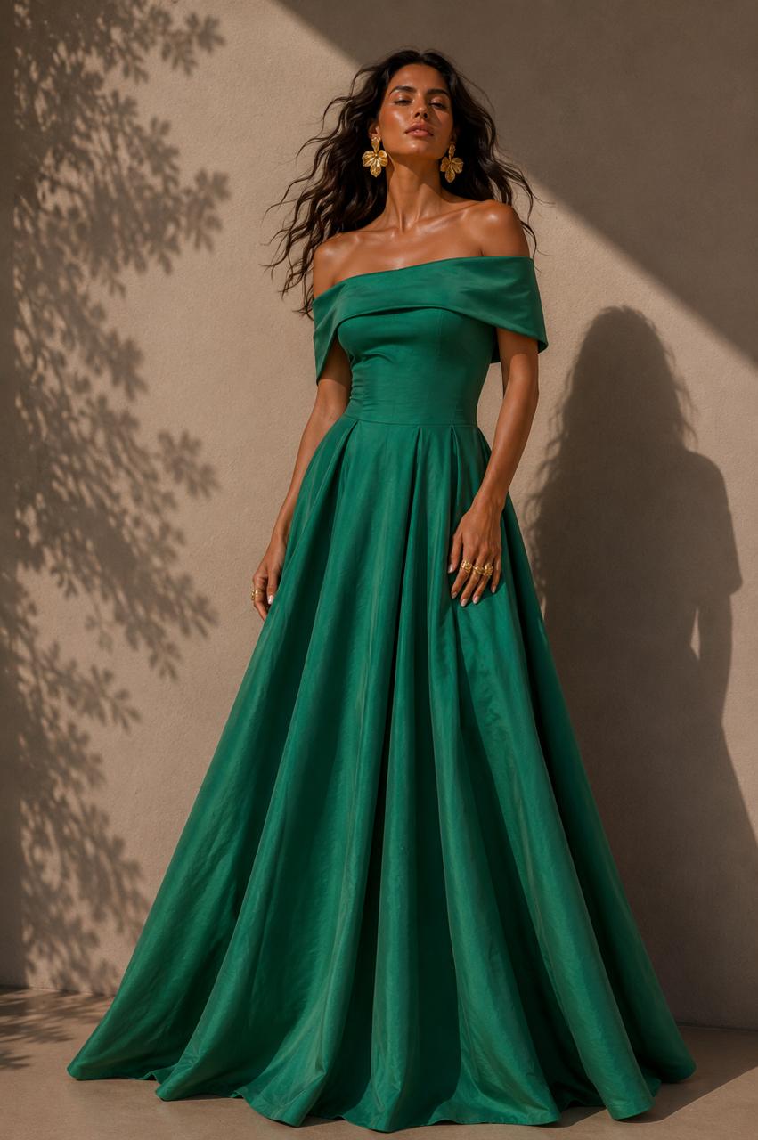 Vestido Topacio Verde