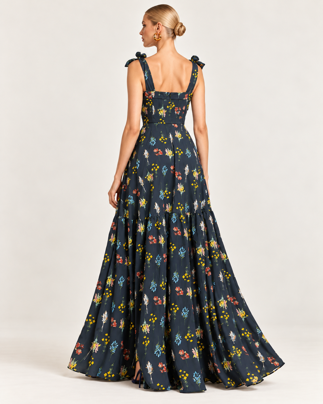 Vestido Team Azul Estampado