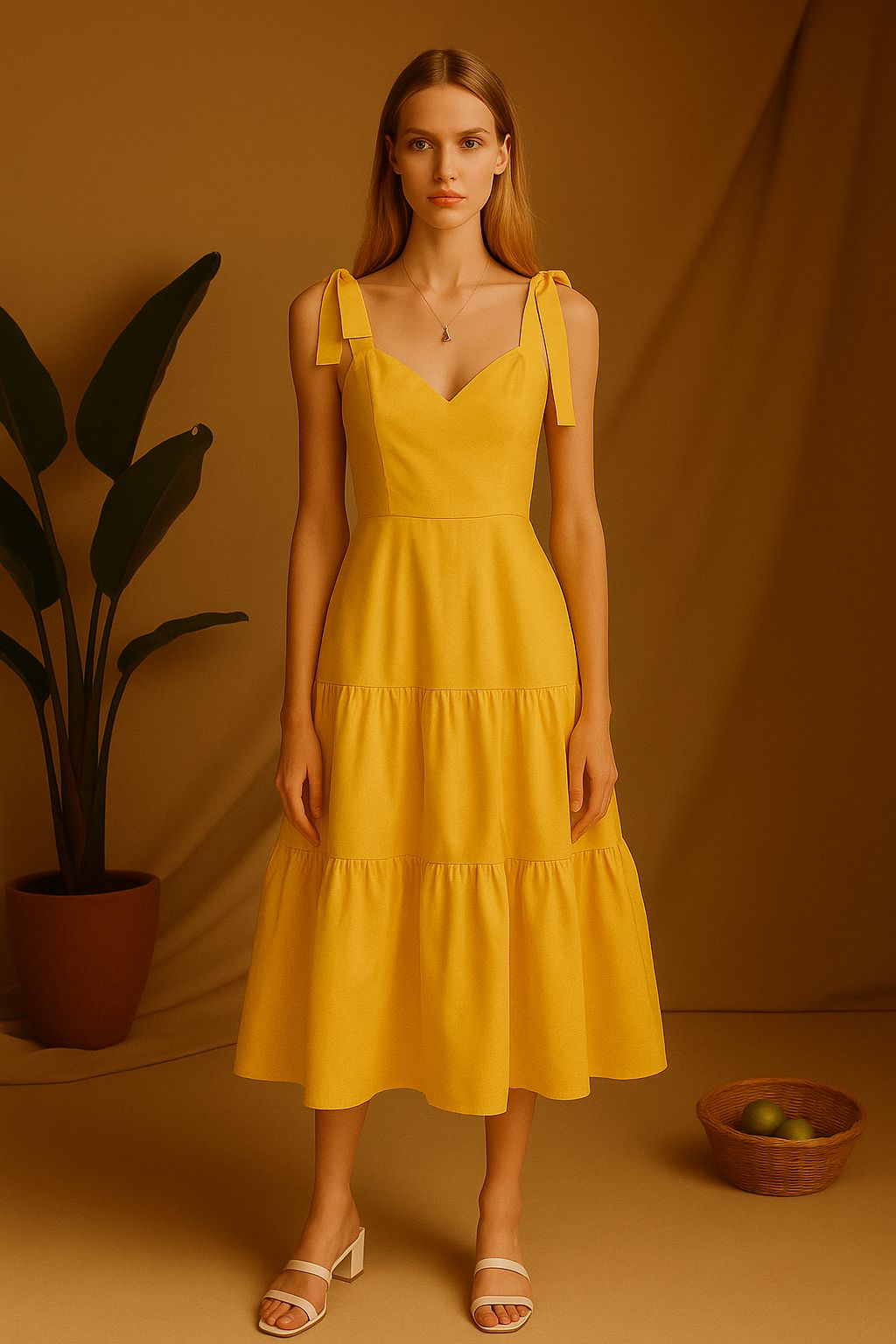 Vestido Patia Amarillo