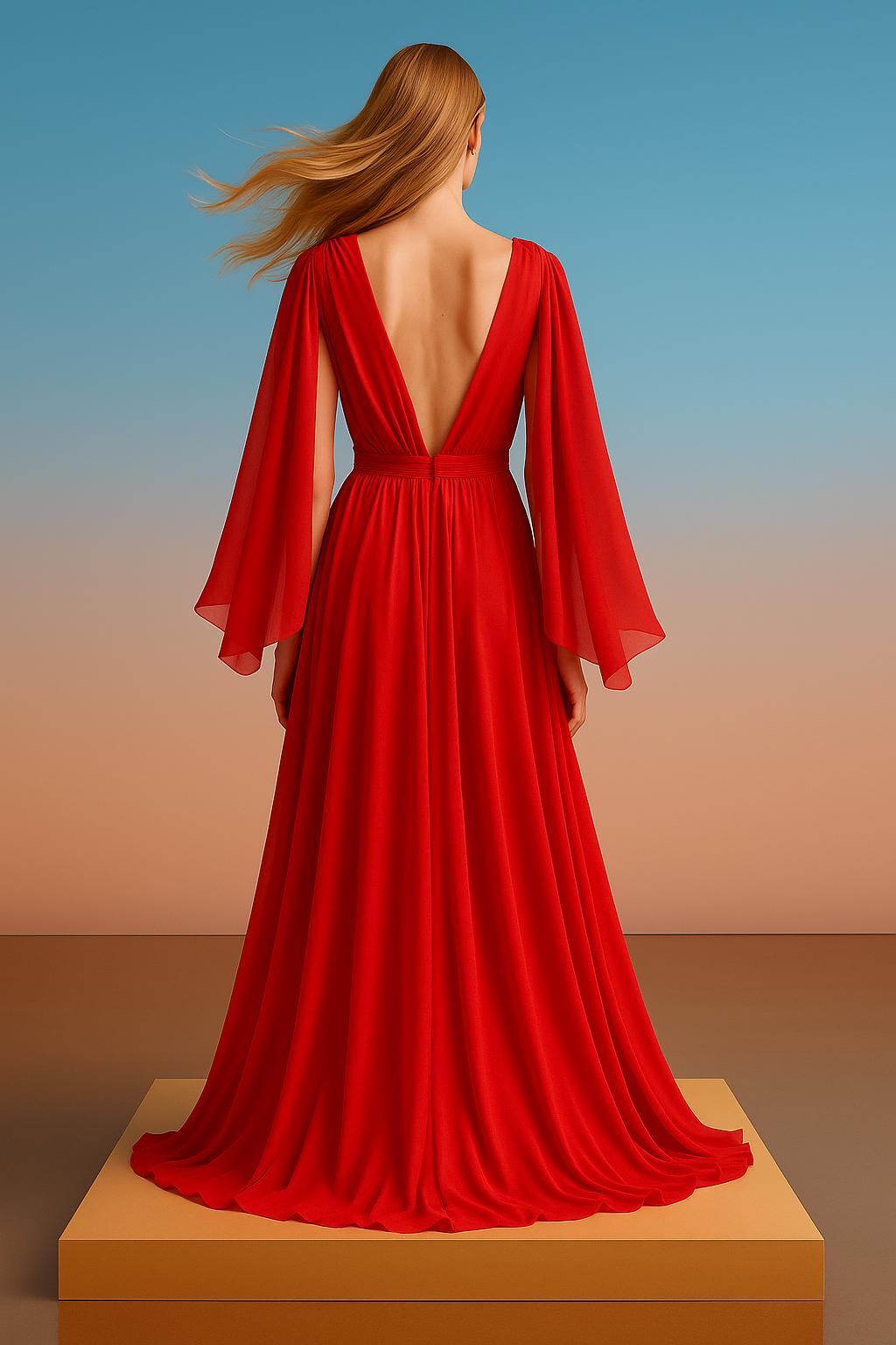 Vestido Hinora Rojo