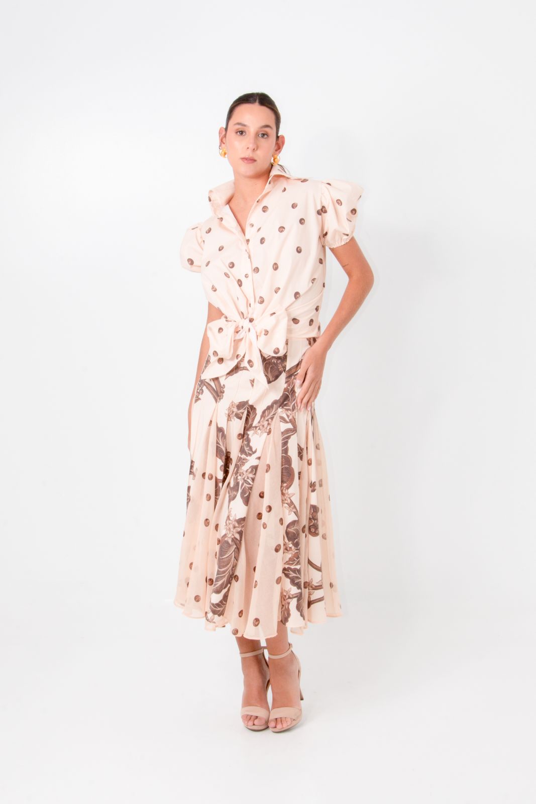 Blusa Filand Coffee Dots