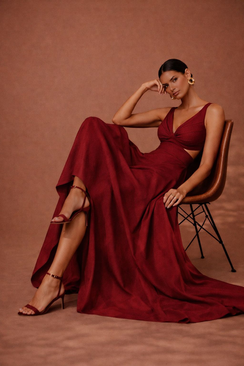 Vestido Quindio Vinotinto