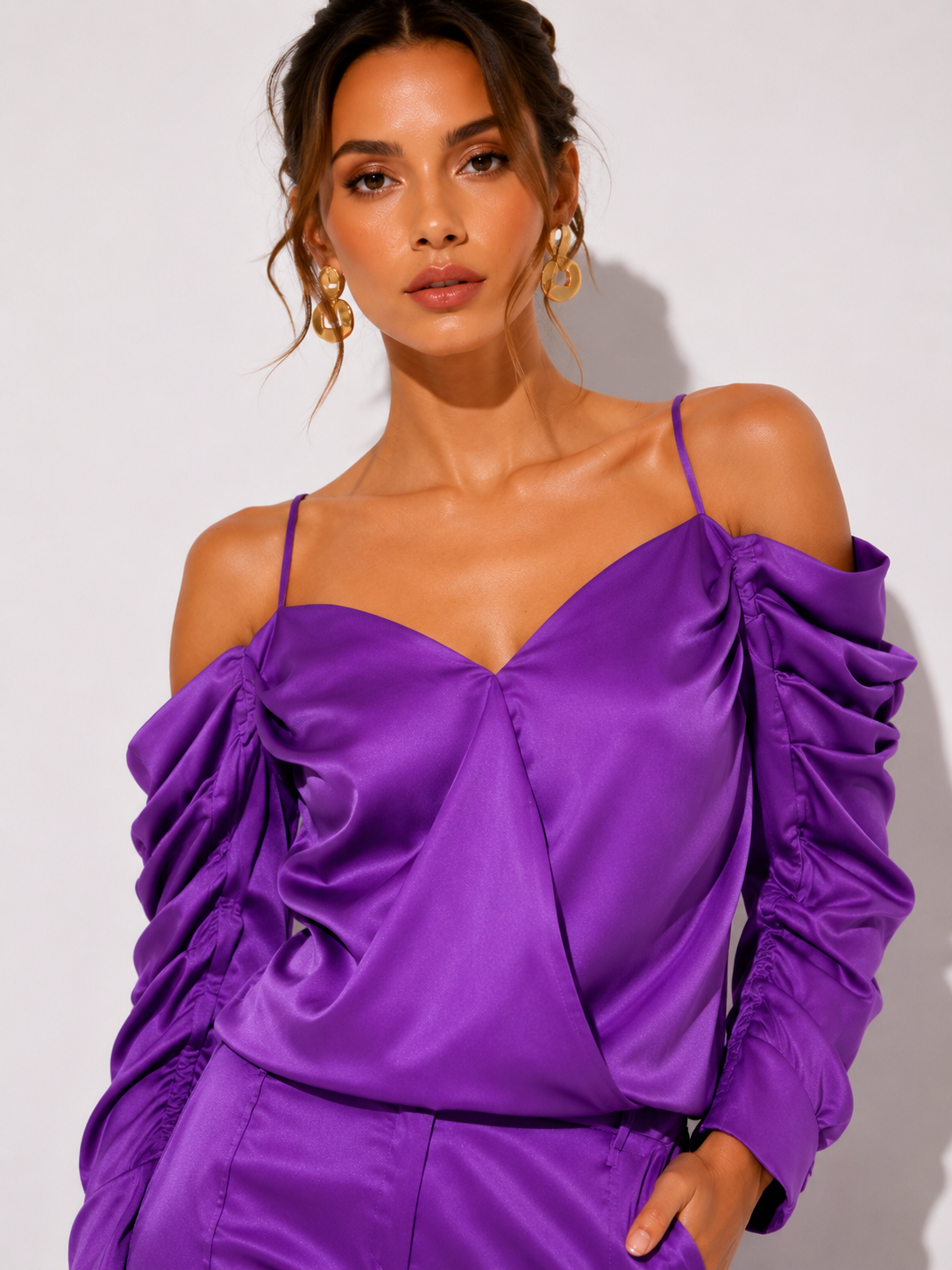 Blusa Yuzu Morada