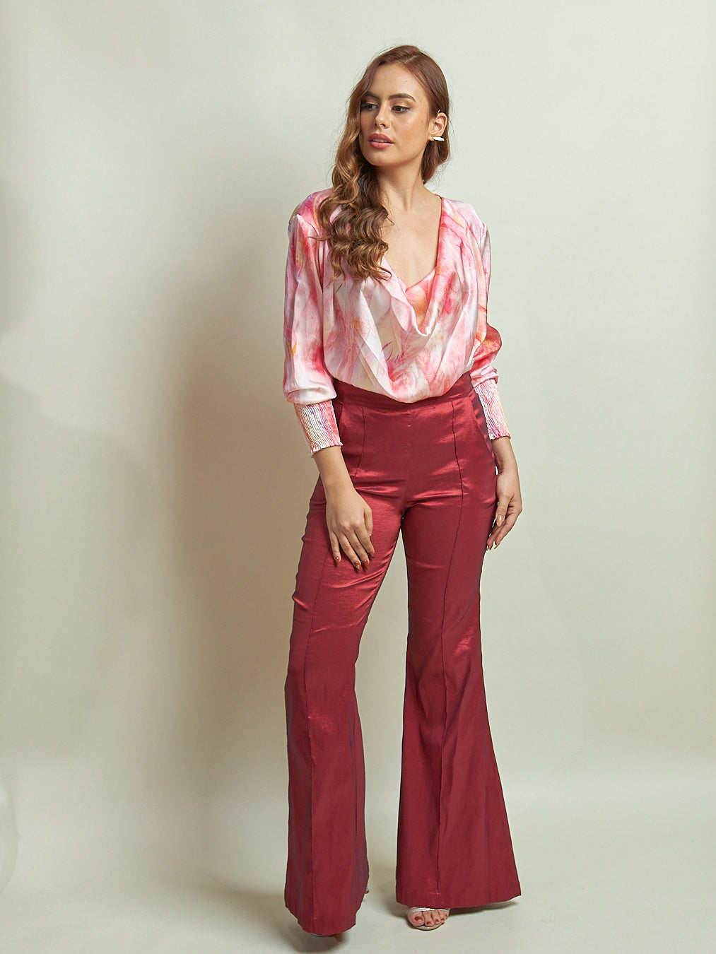 Pantalón Alforza Vinotinto