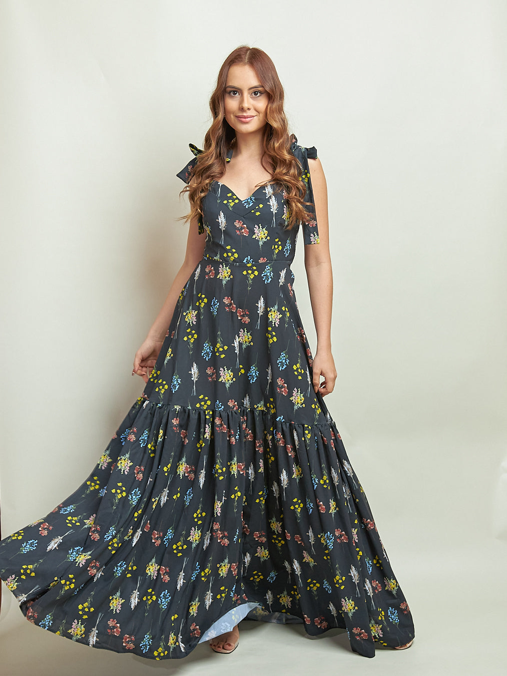 Vestido Team Azul Estampado