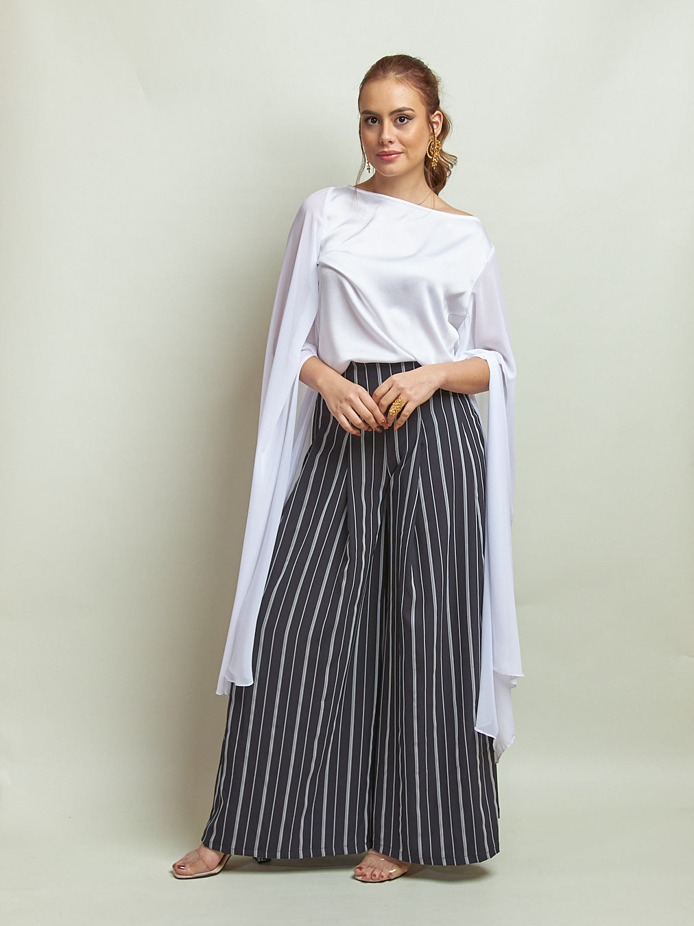 Pantalon Naty Rayas Azul