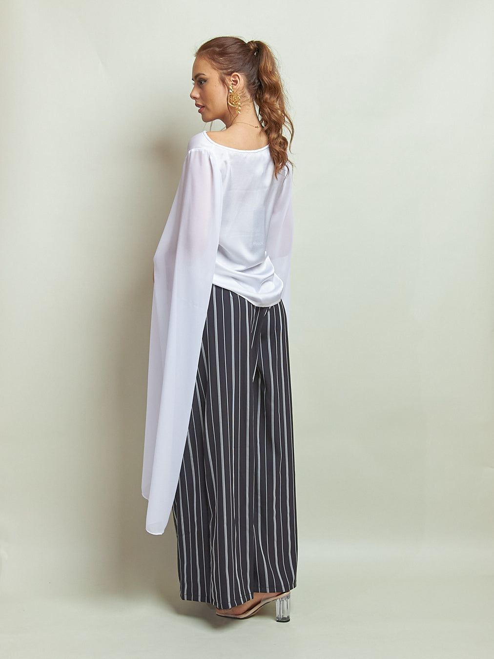 Pantalon Naty Rayas Azul