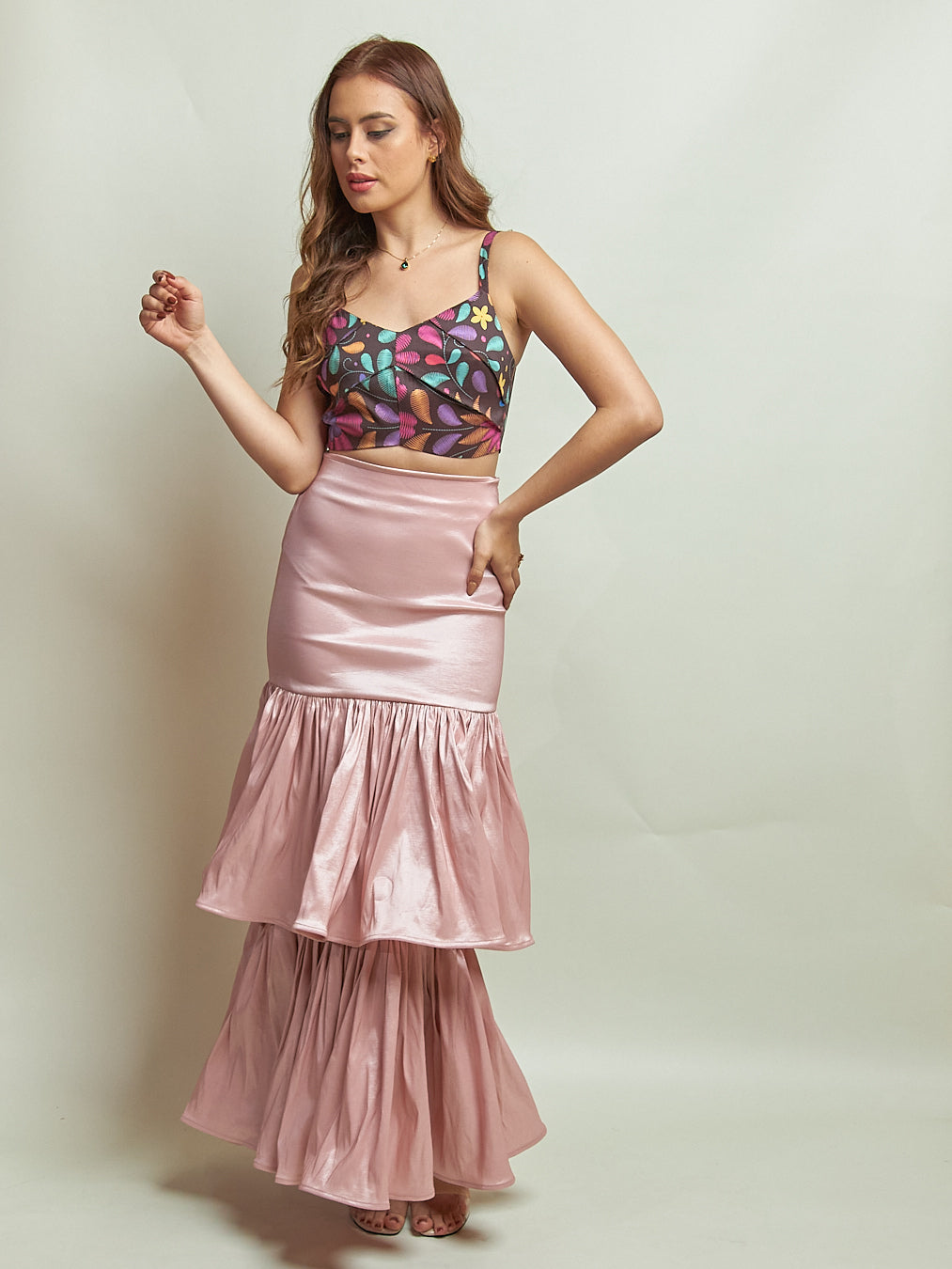 Top Zoraida Negro Estampado