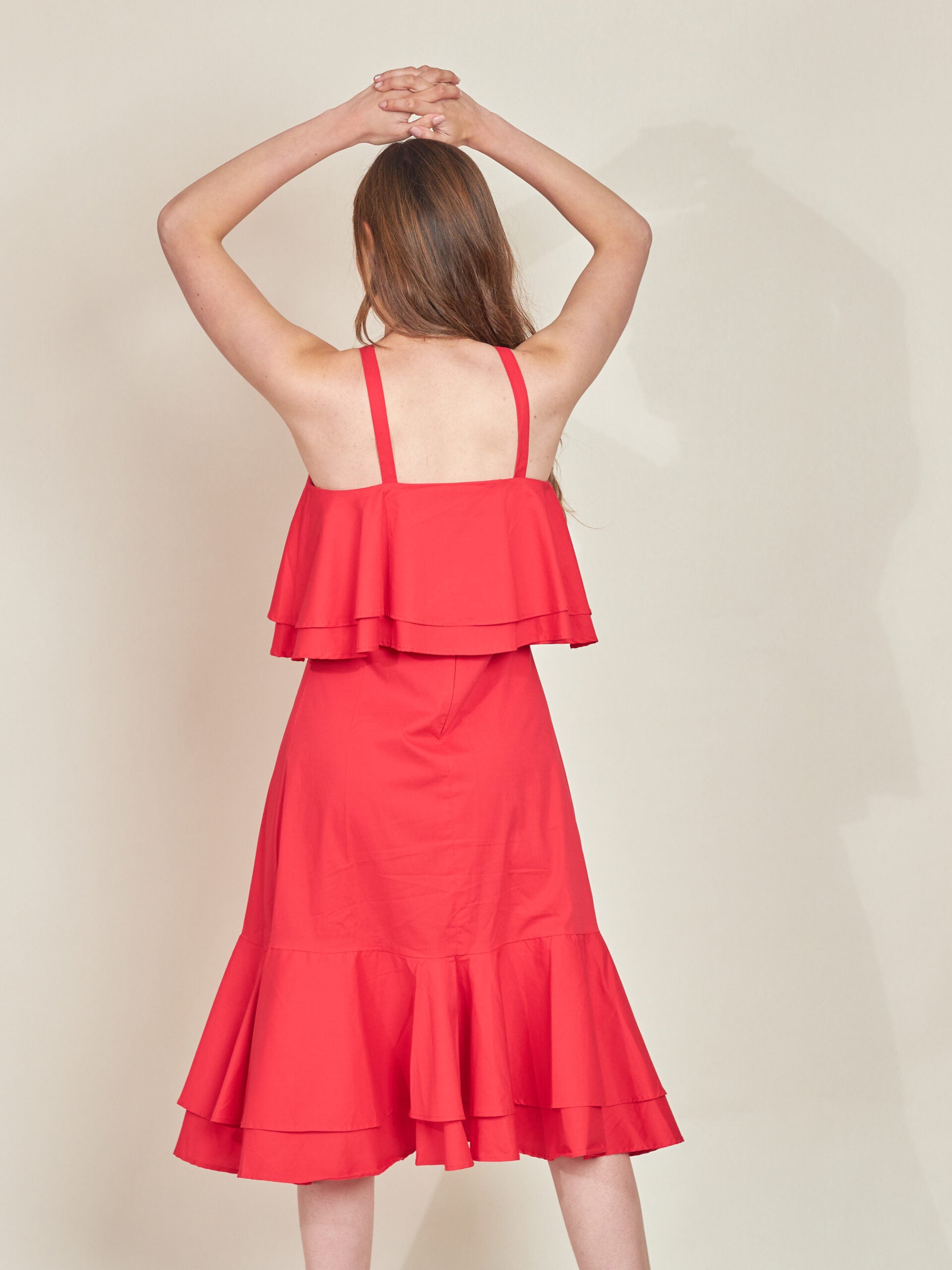Vestido Canarias Rojo