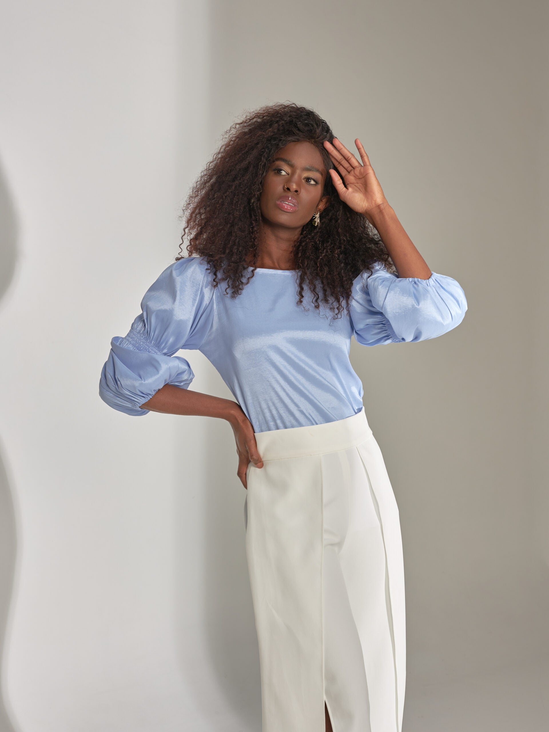 Blusa Alixa Celeste