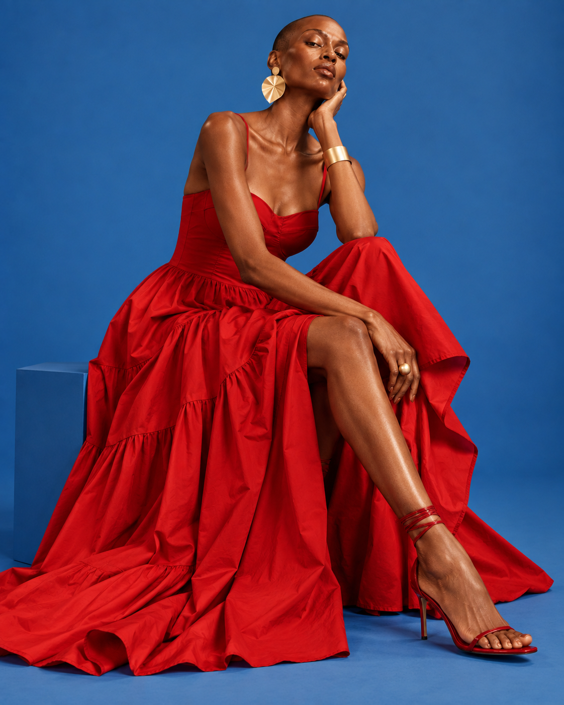 Vestido Pijao rojo