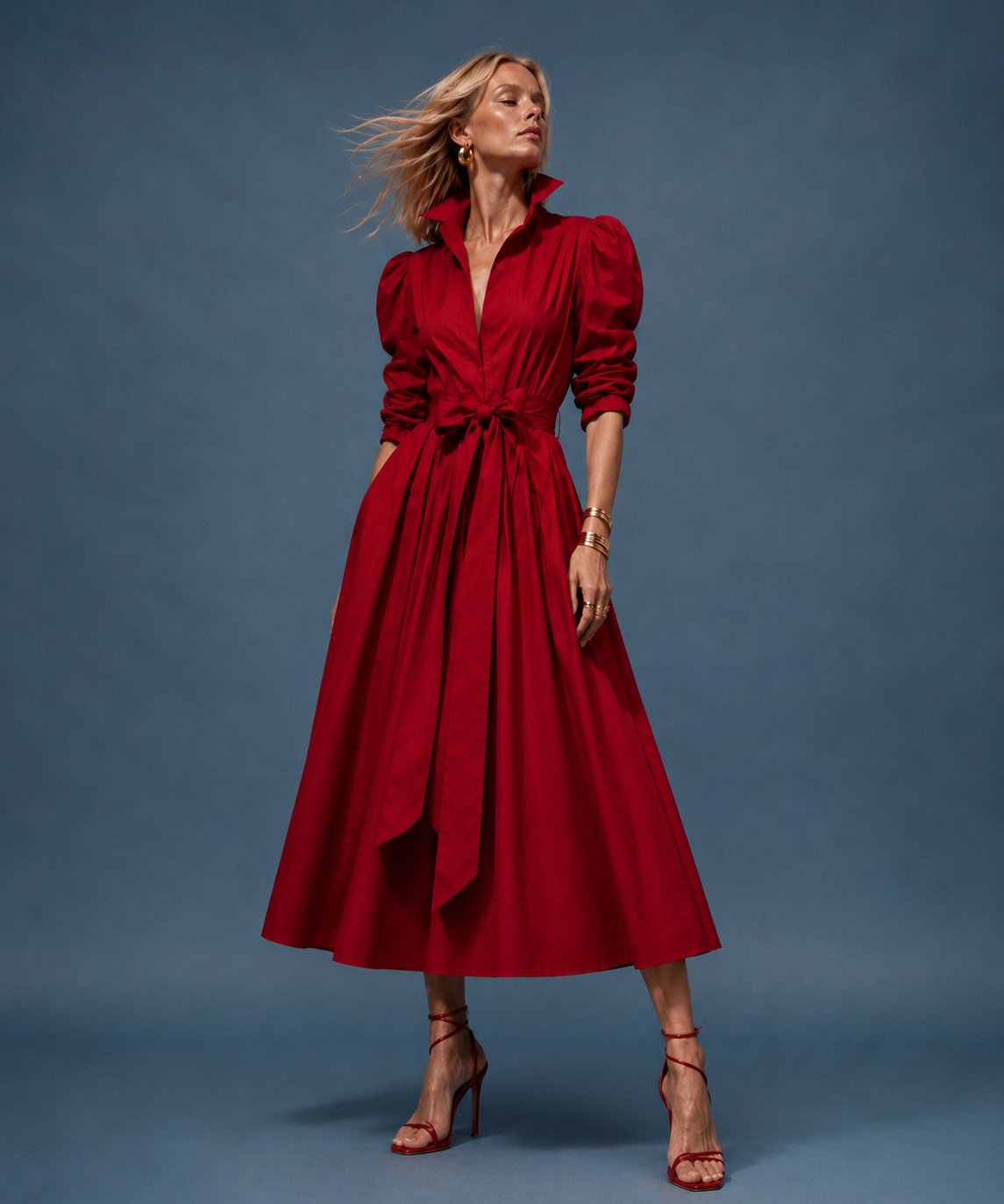 Vestido Miranda rojo