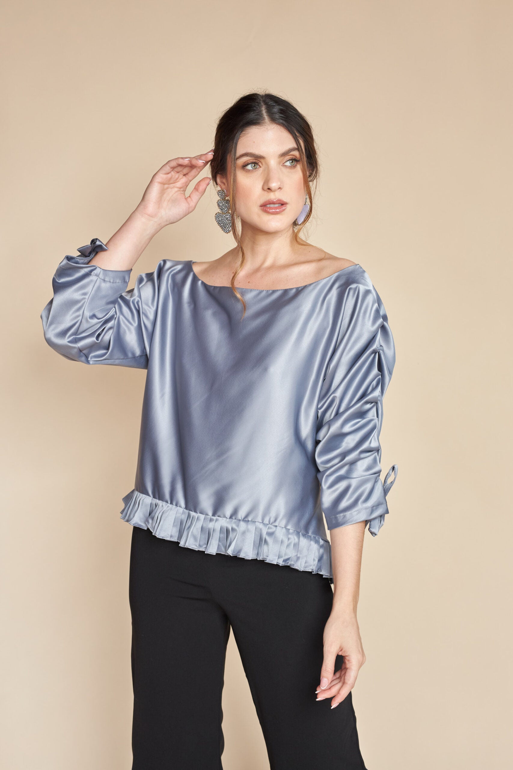 Blusa Kan Gris