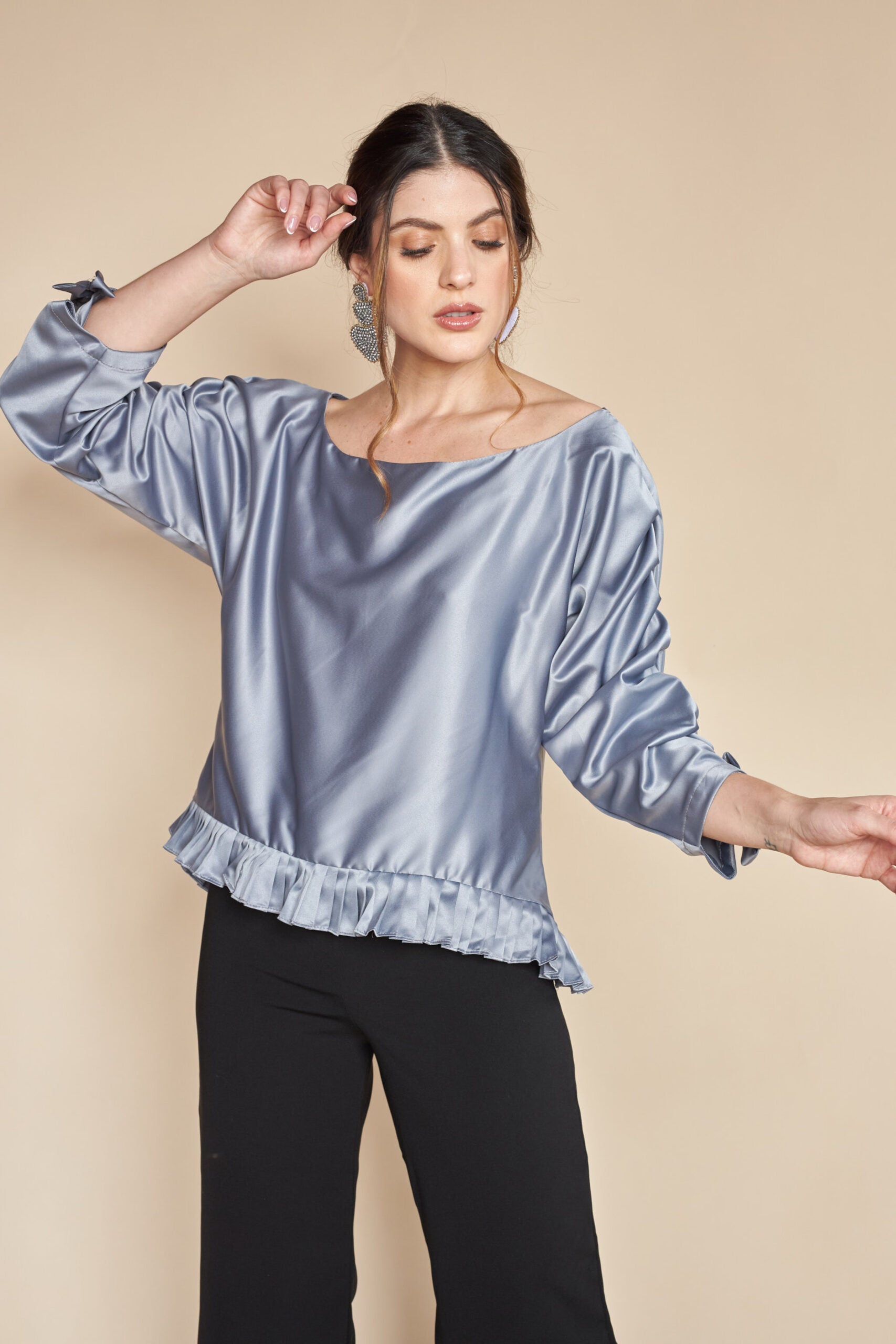 Blusa Kan Gris