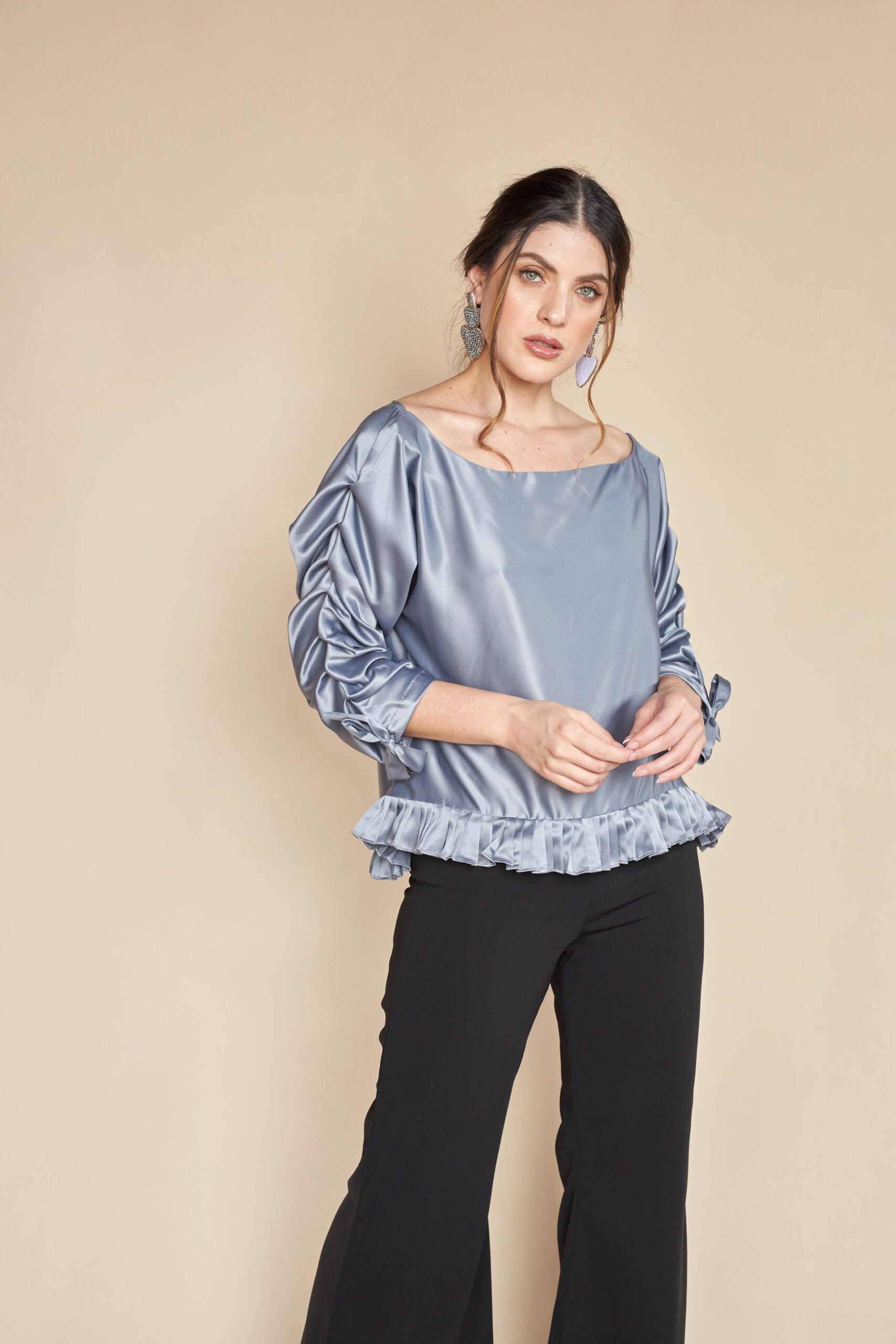 Blusa Kan Gris