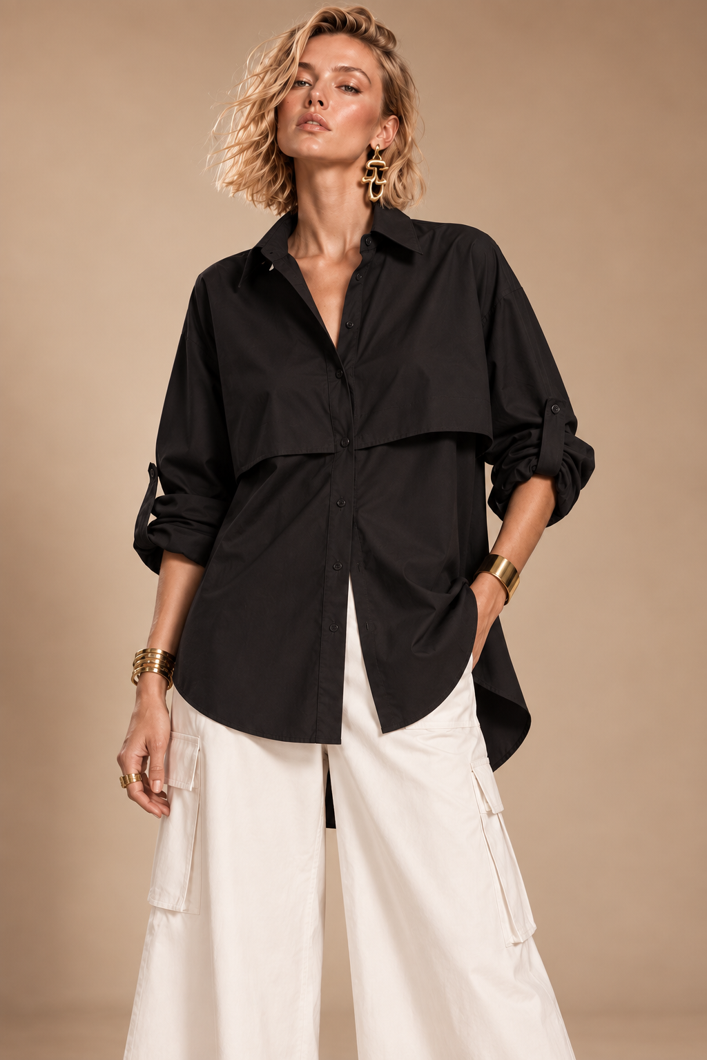 Blusa Favorita negro