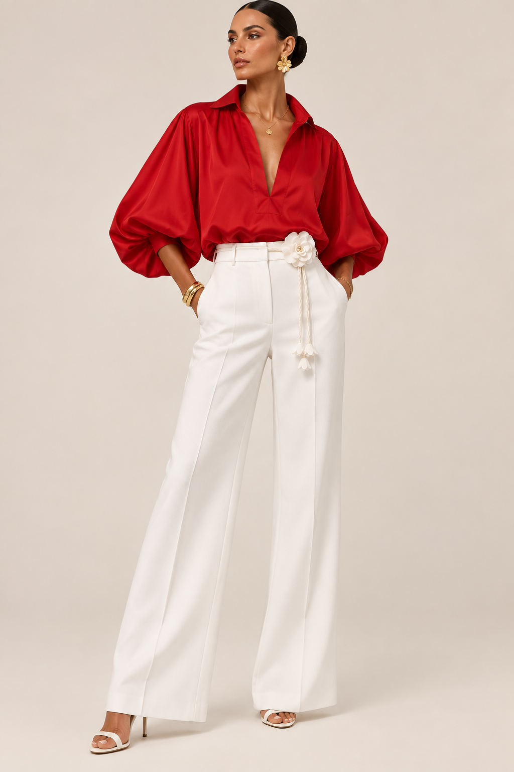 Blusa Popular rojo