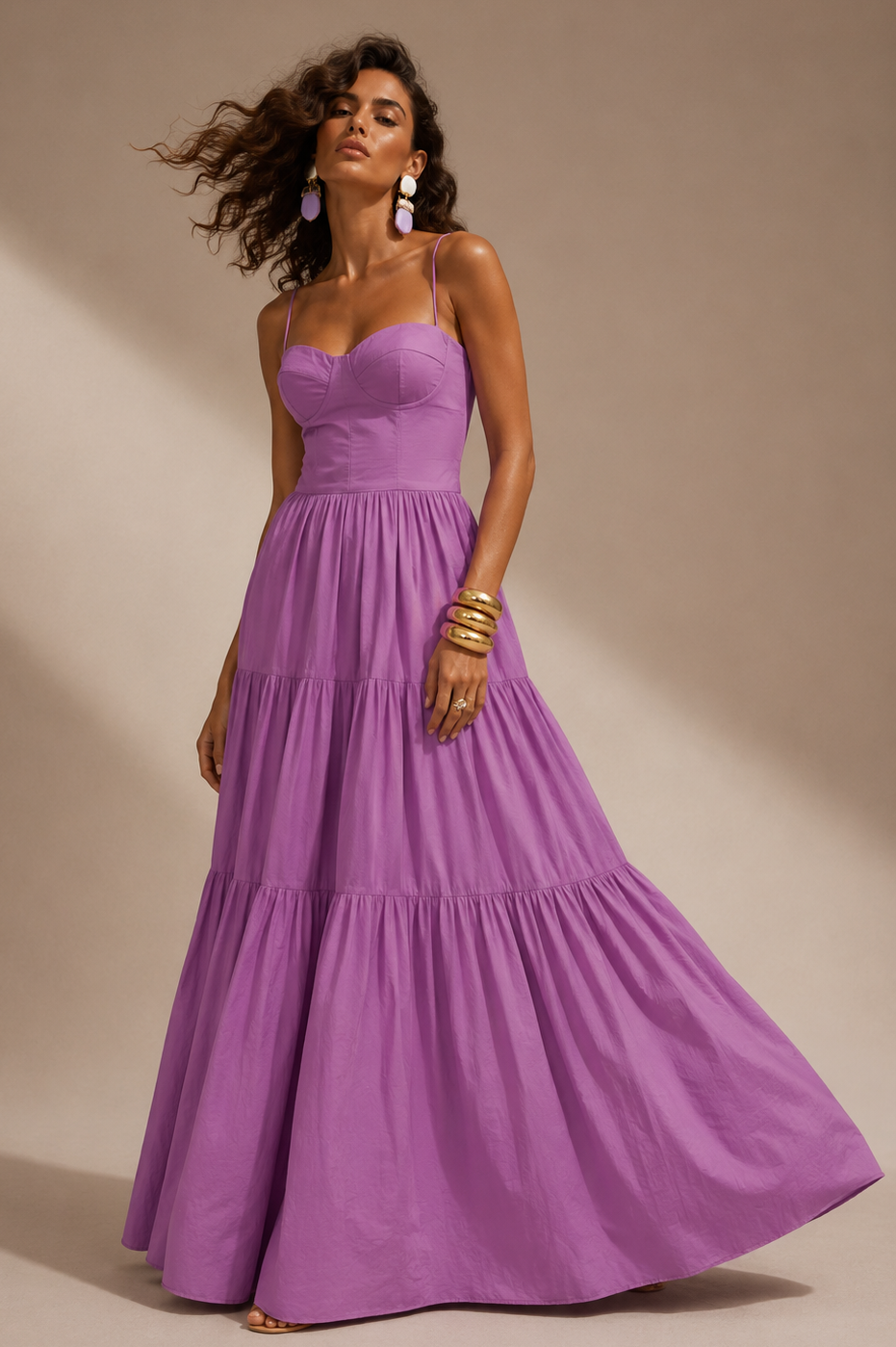 Vestido Pijao lila