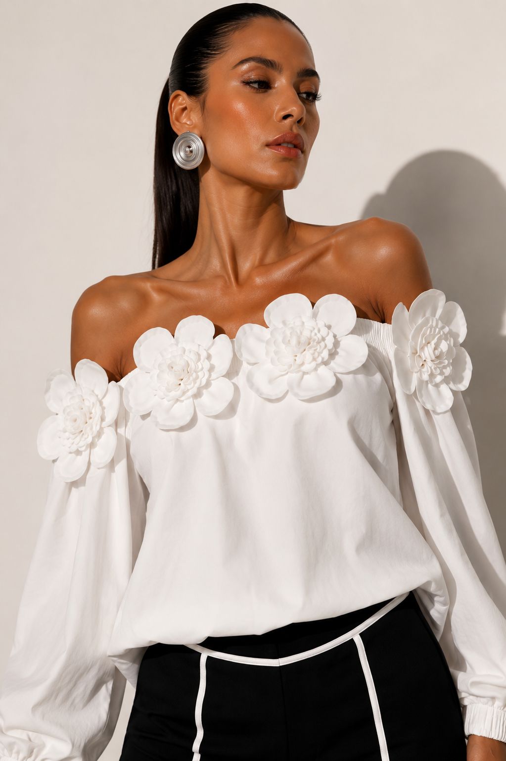 Blusa Magnoleah blanca