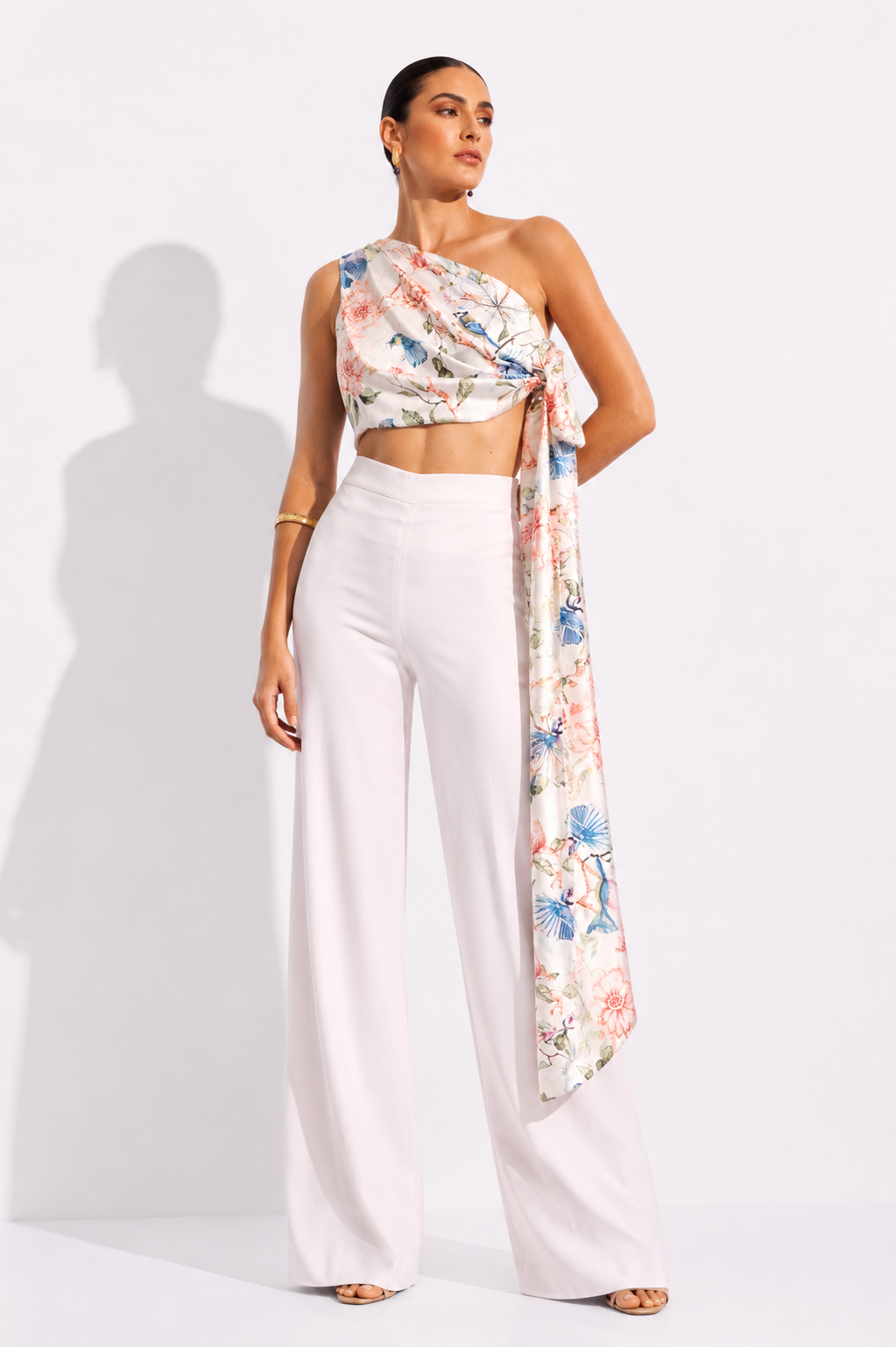 Blusa Lizzie Pájaros Mix Estampado