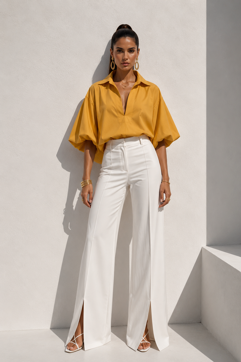 Blusa Popular Mostaza