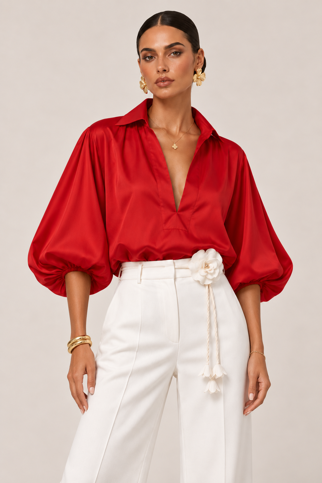 Blusa Popular rojo