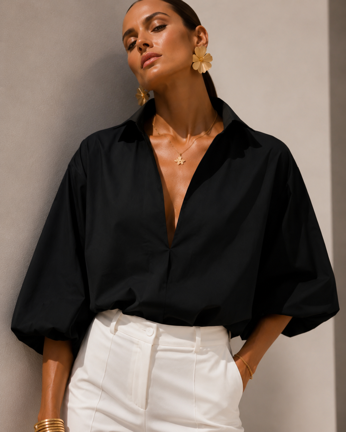 Blusa Popular Negro